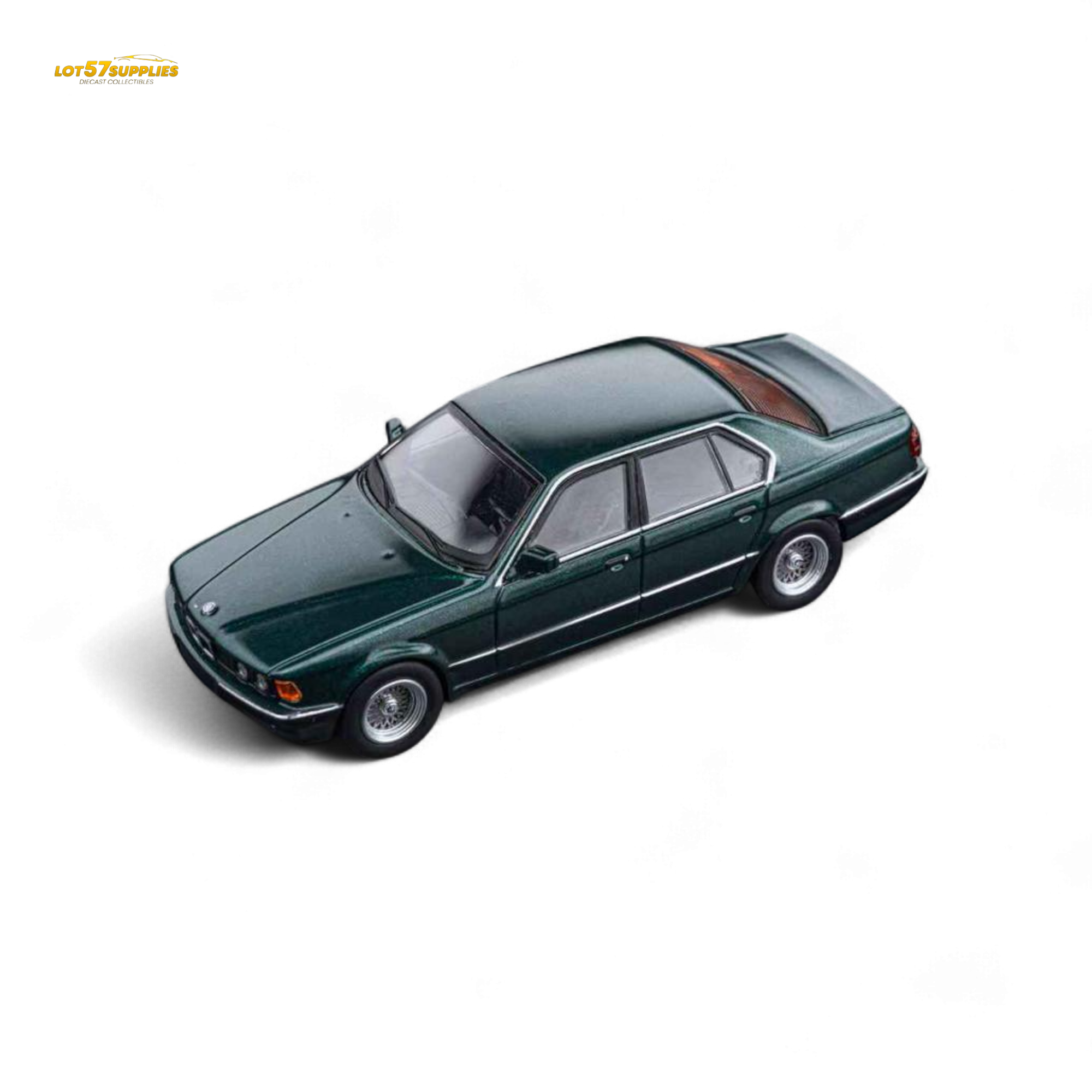 DCM BMW E32 7-Series Sedan Oxford Metallic Green 1:64