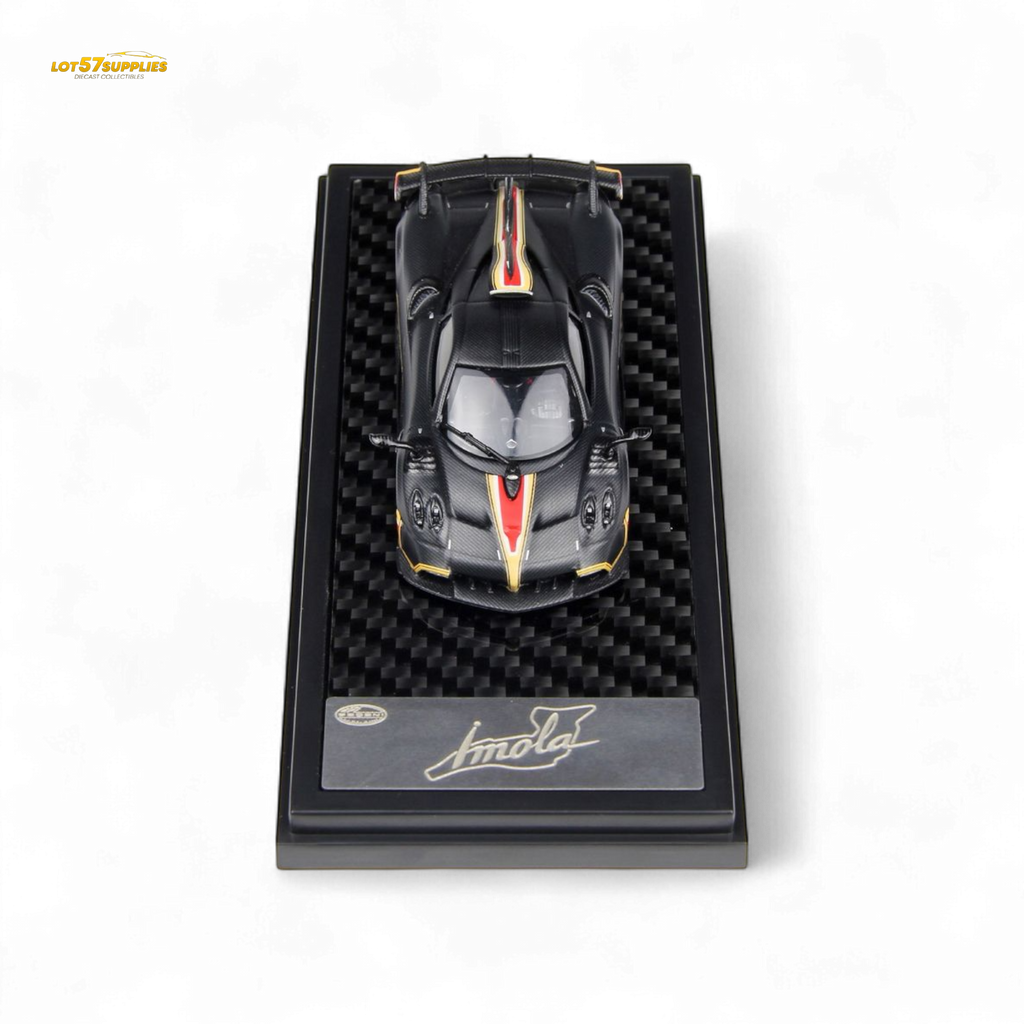LCD Pagani Imola Matte Black Carbon 1:64
