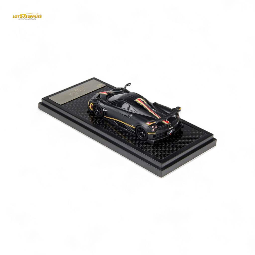 LCD Pagani Imola Matte Black Carbon 1:64
