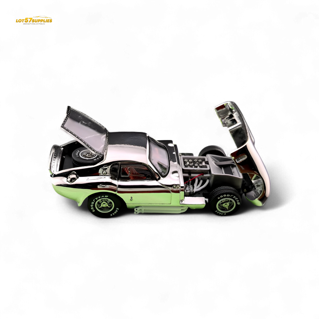 Fine Works64 Shelby Daytona Chrome Silver 1:64