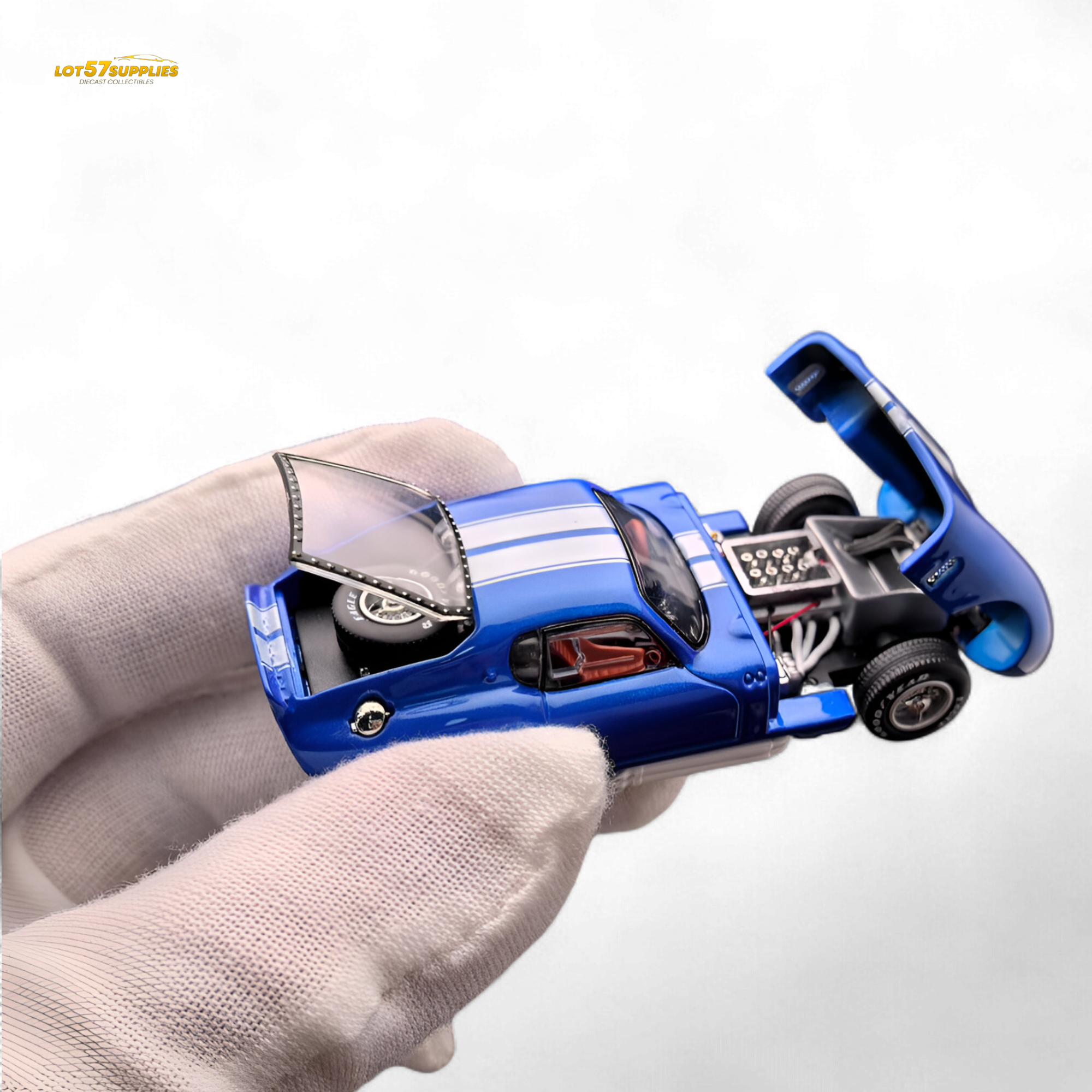 Fine Works64 Shelby Daytona Blue 1:64