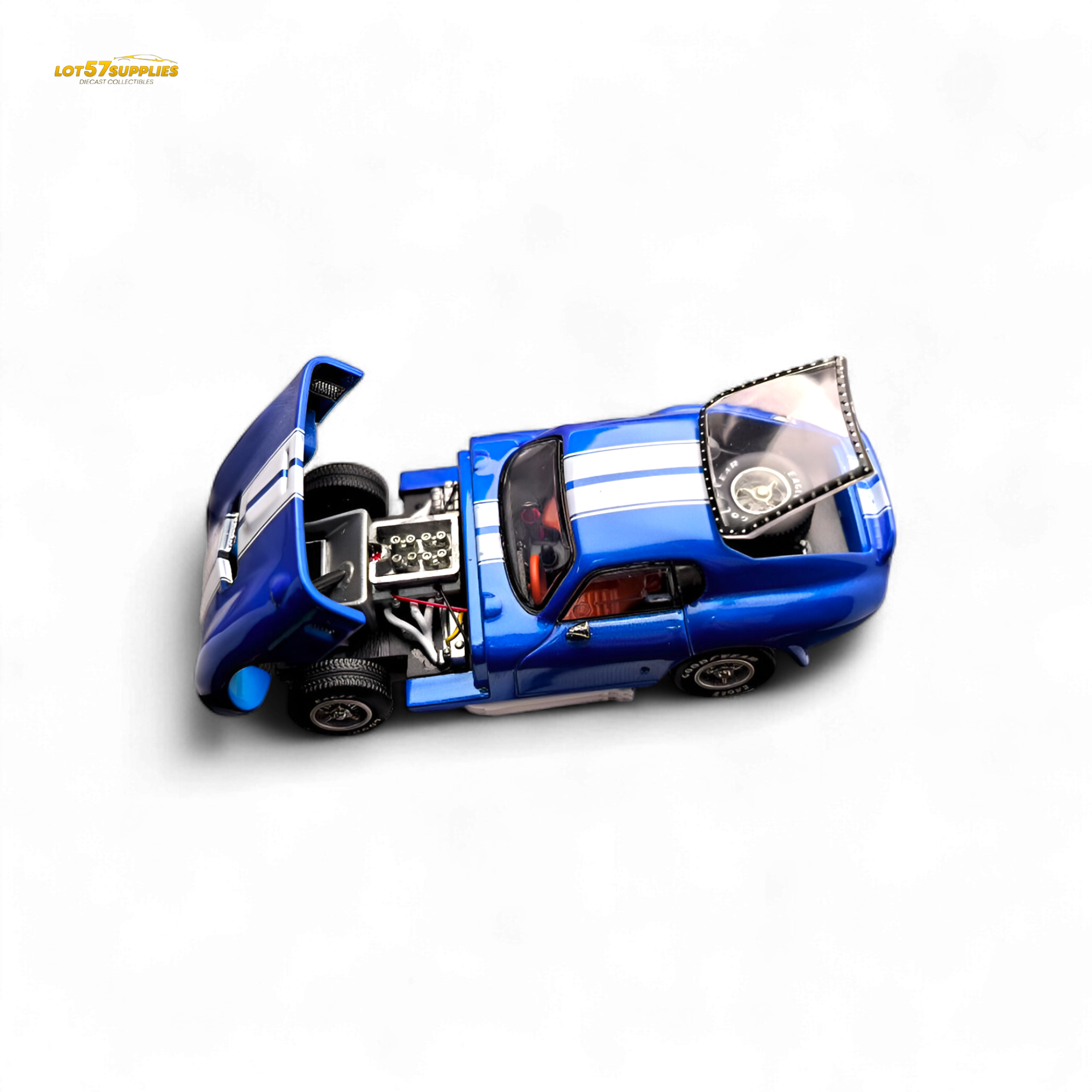 Fine Works64 Shelby Daytona Blue 1:64