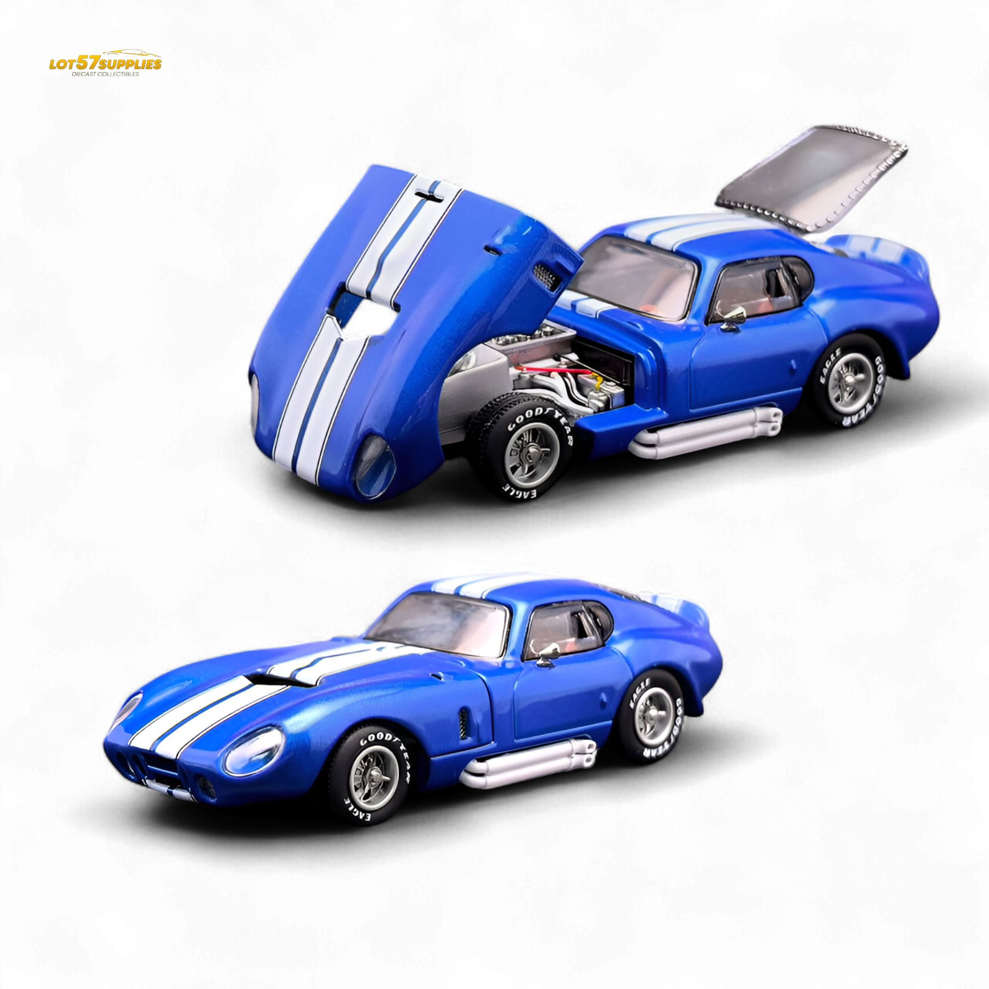 Fine Works64 Shelby Daytona Blue 1:64
