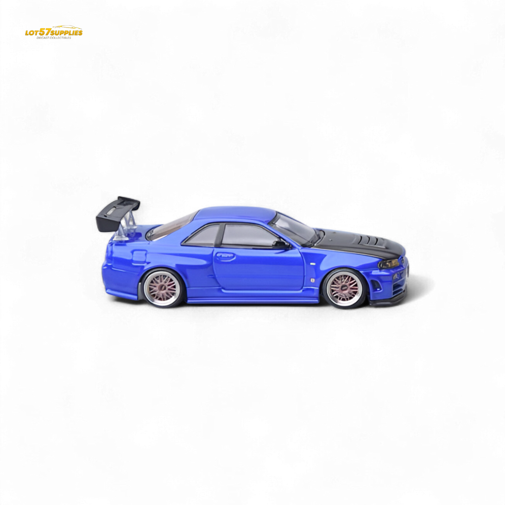 Focal Horizon Skyline GT-R R34 Bayside Blue 1:64