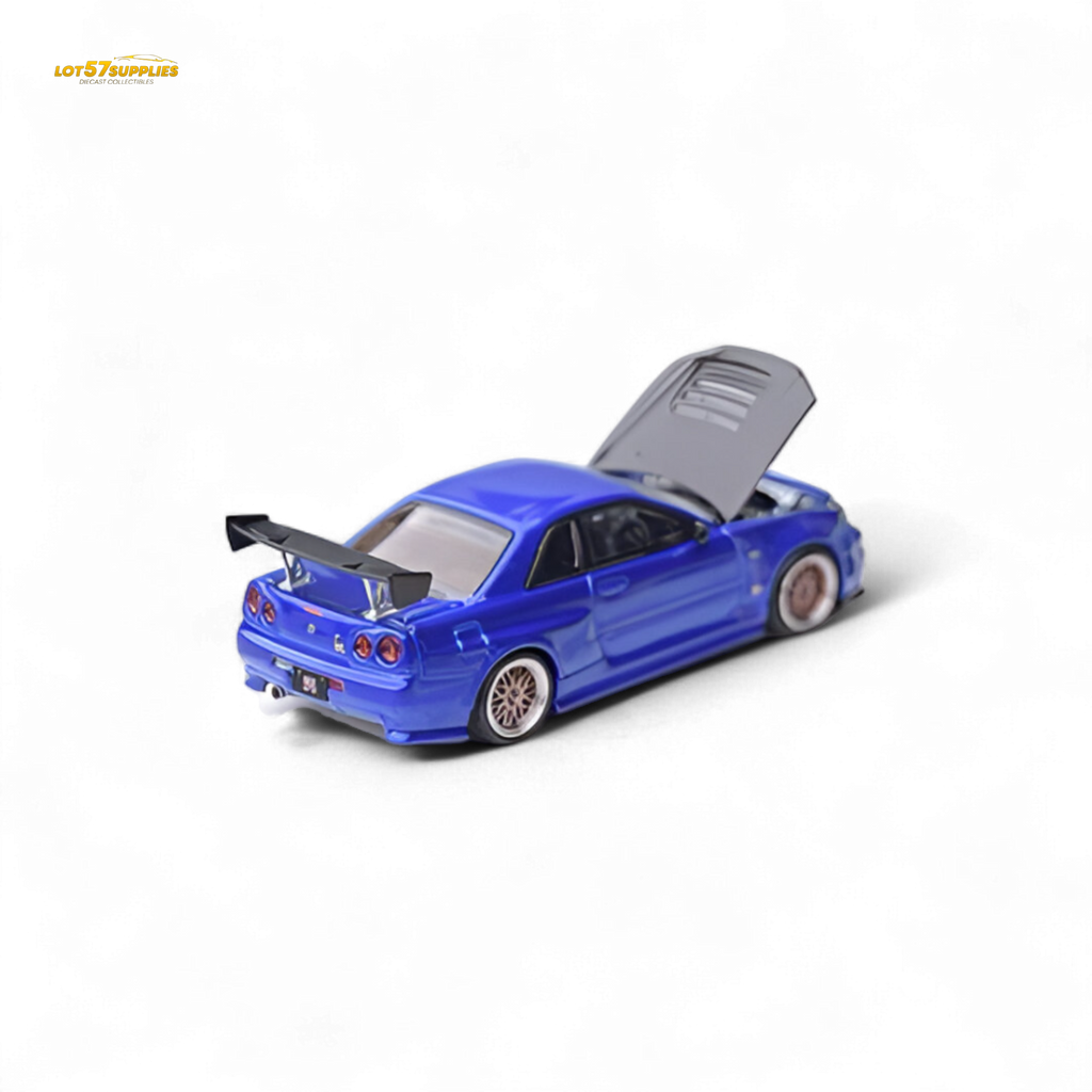 Focal Horizon Skyline GT-R R34 Bayside Blue 1:64