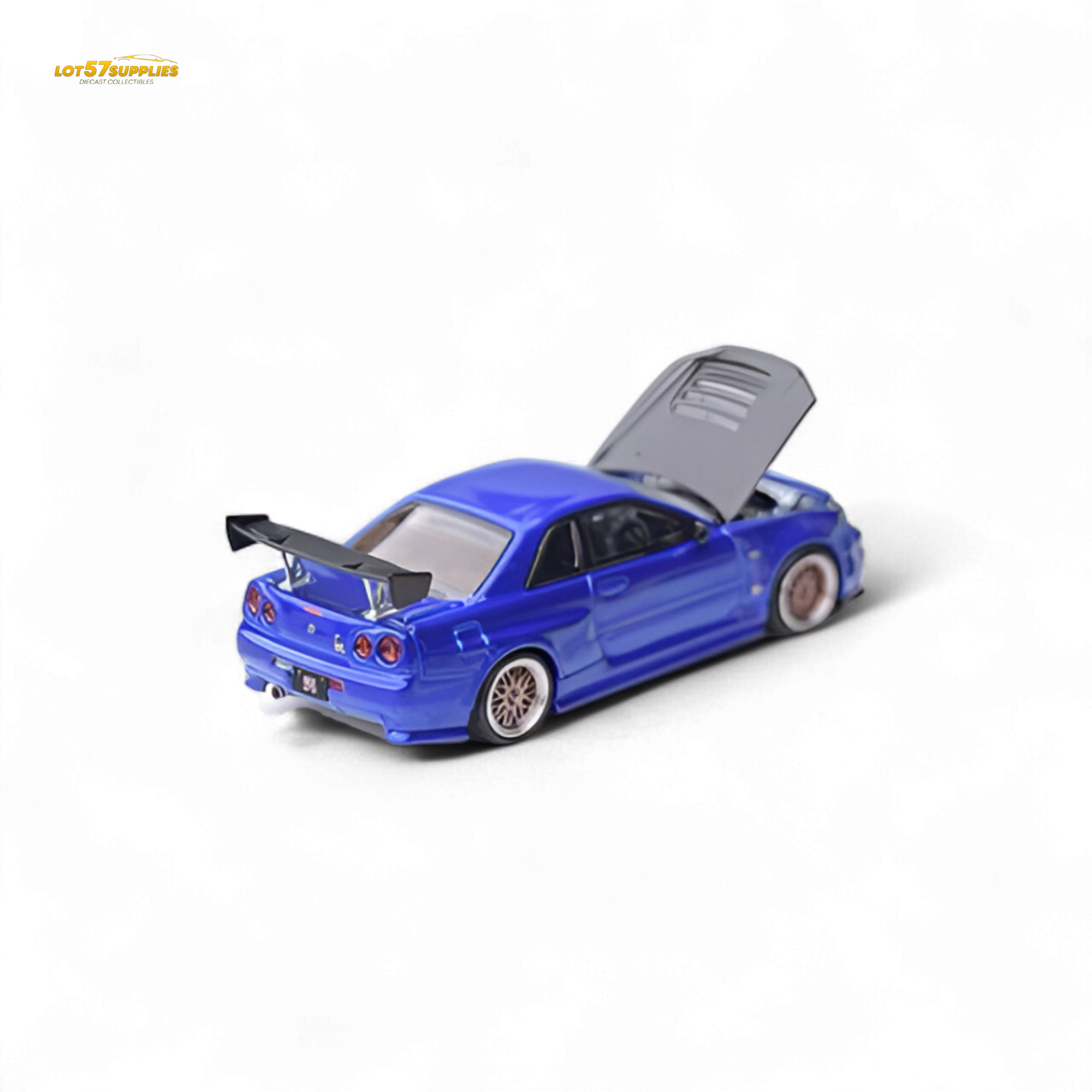 Focal Horizon Skyline GT-R R34 Bayside Blue 1:64