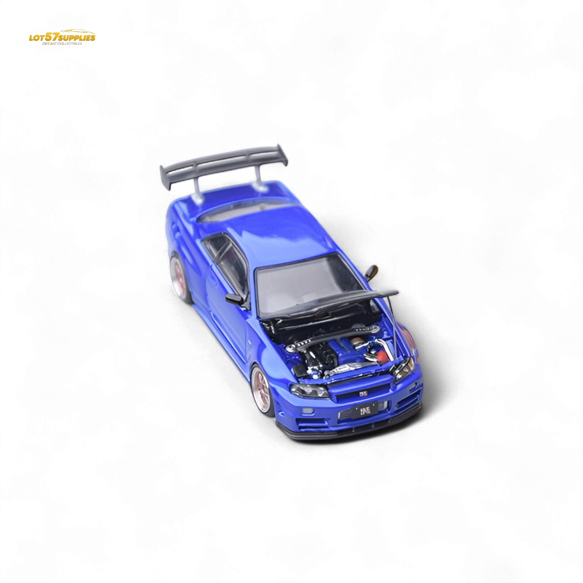 Focal Horizon Skyline GT-R R34 Bayside Blue 1:64