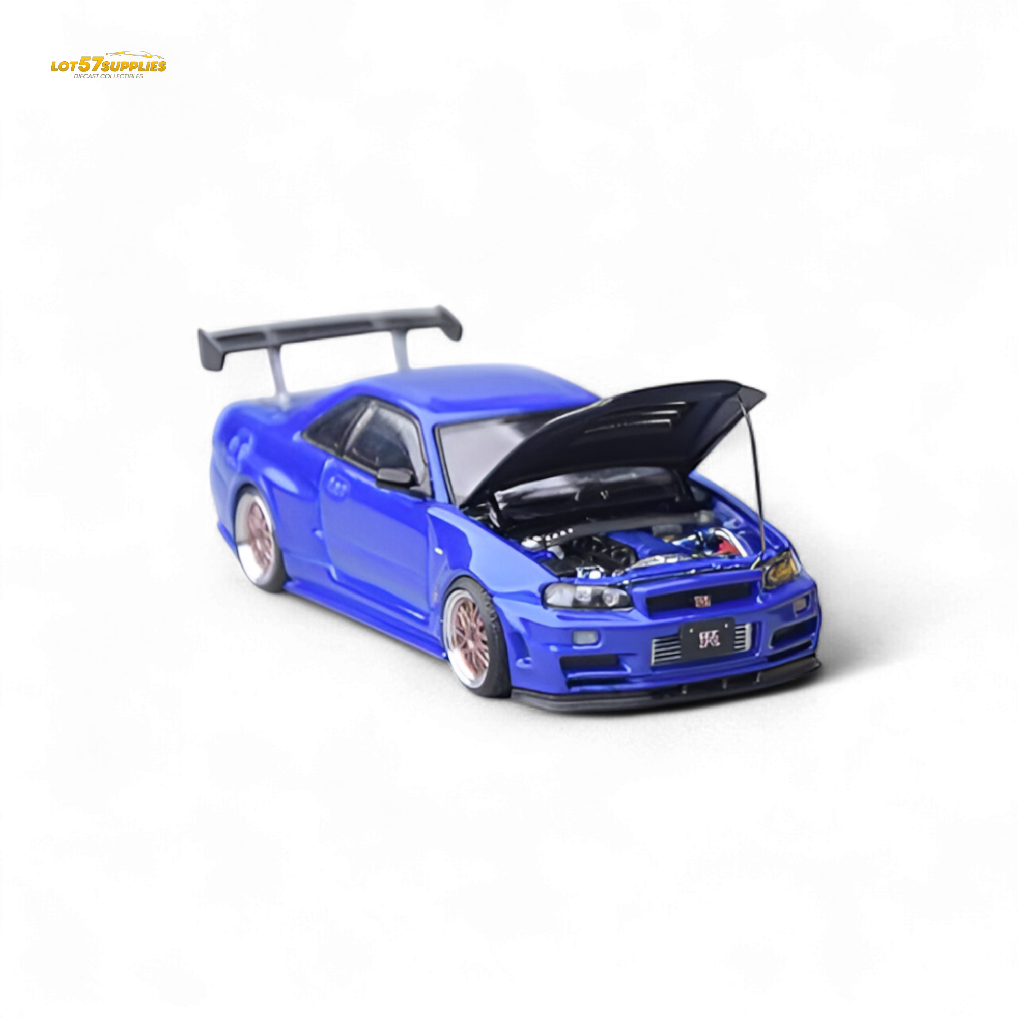 Focal Horizon Skyline GT-R R34 Bayside Blue 1:64