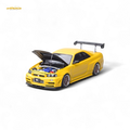 Focal Horizon Nissan Skyline GT-R R34 Z-Tune Carbon-Hood Version Yellow 1:64