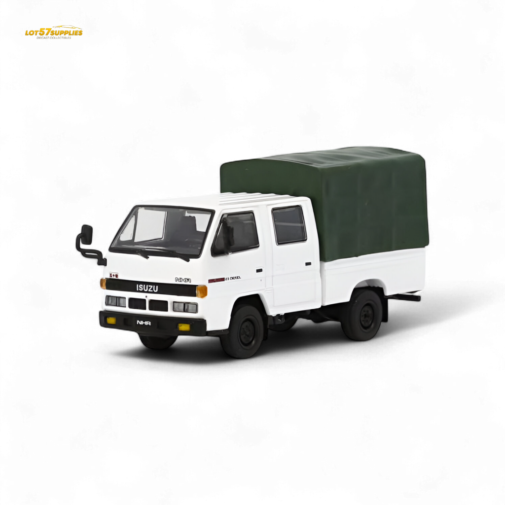 Model 1 Isuzu Covered Truck White 1:64