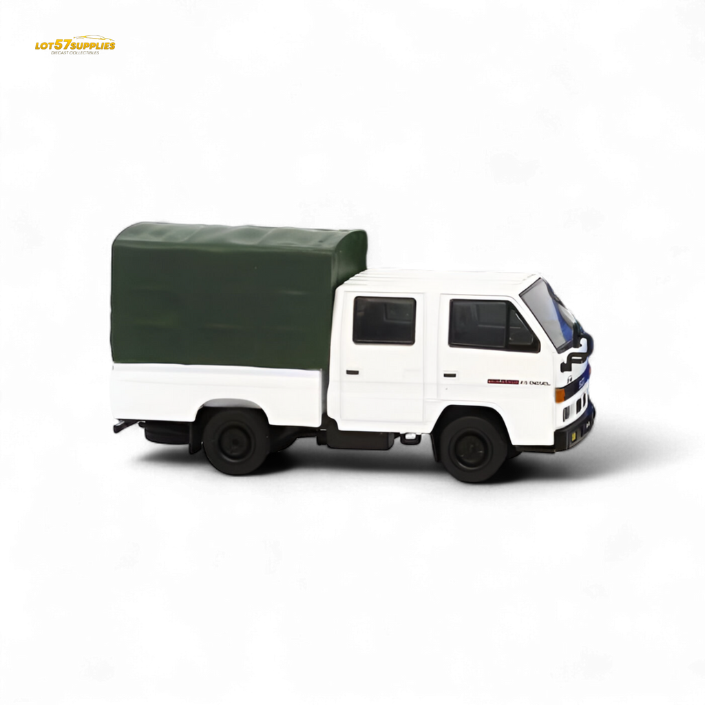 Model 1 Isuzu Covered Truck White 1:64