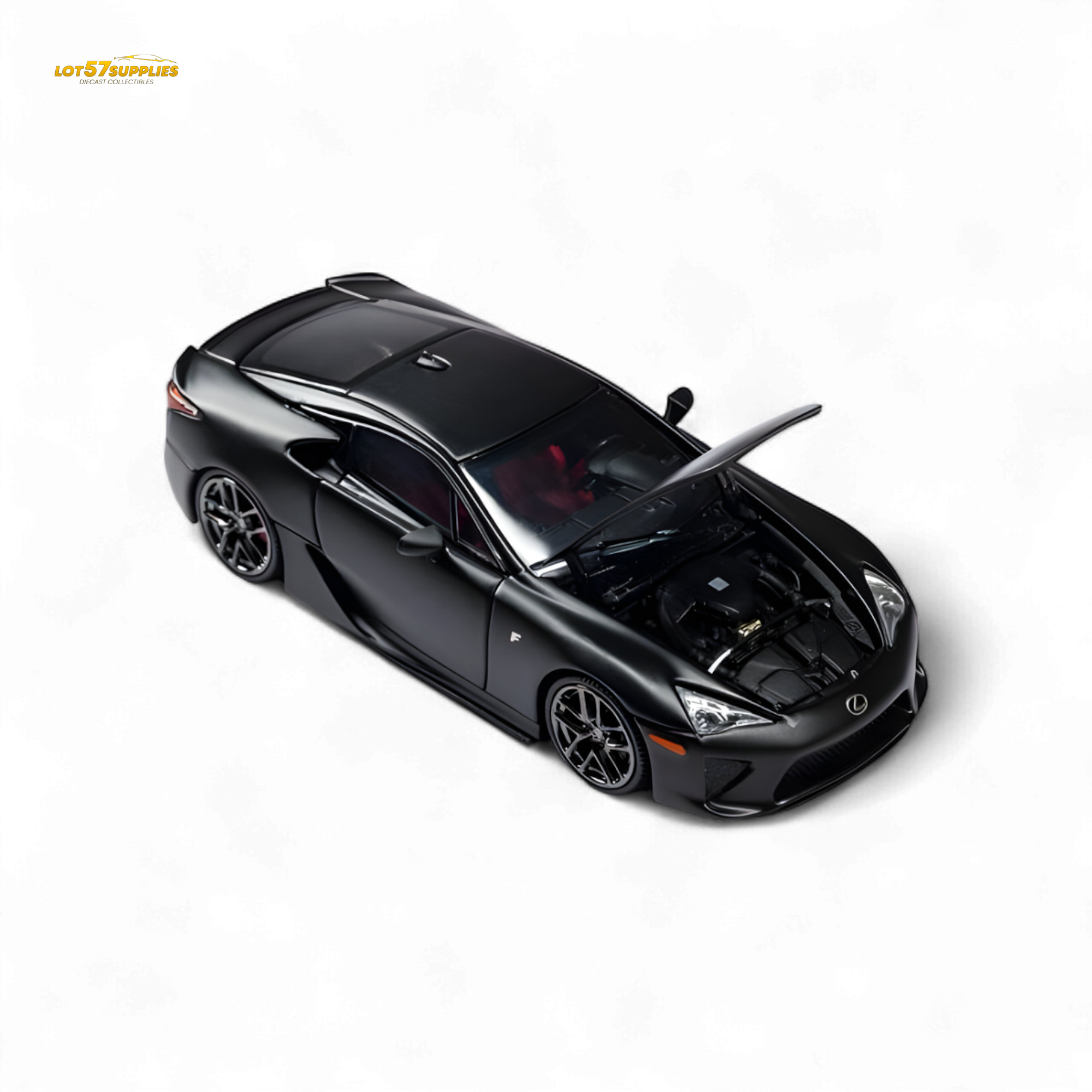 Model One Lexus LFA Matt Black 1:64