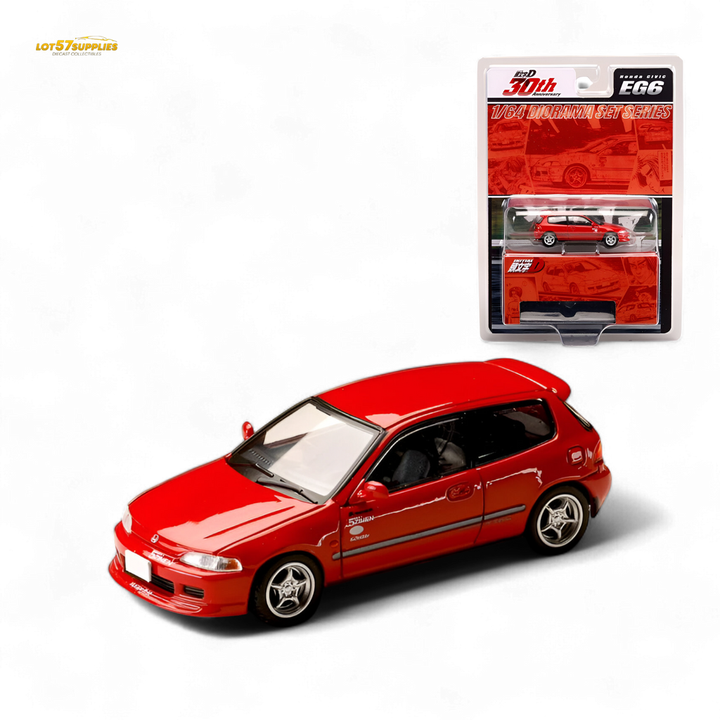Hobby Japan Honda Civic EG6 Red 1:64