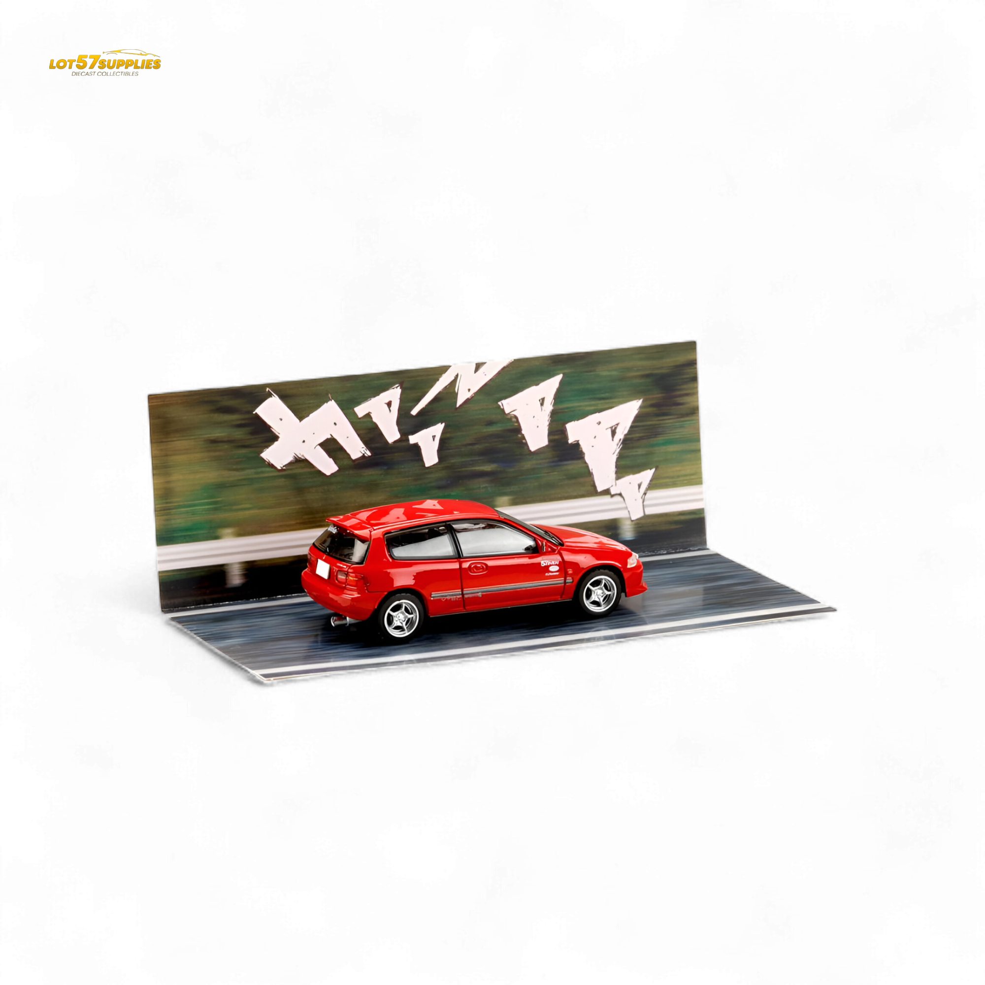 Hobby Japan Honda Civic EG6 Red 1:64