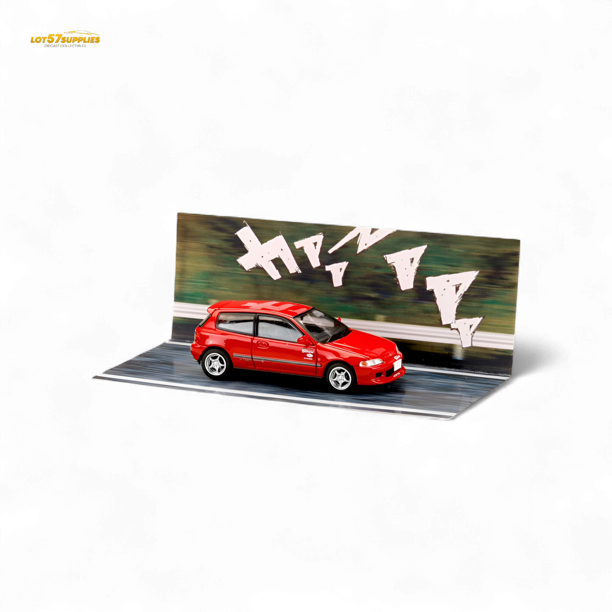 Hobby Japan Honda Civic EG6 Red 1:64