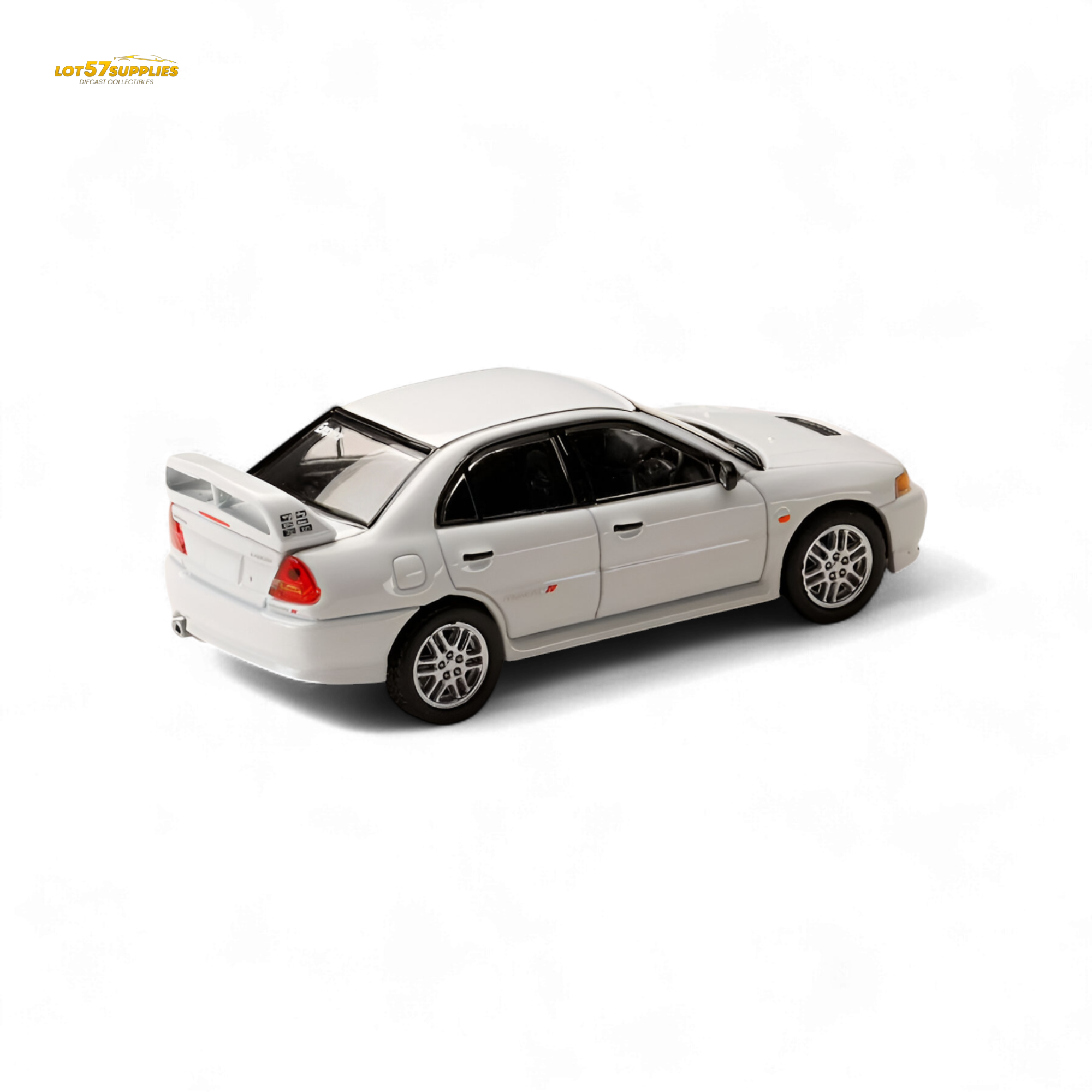 Hobby Japan Mitsubishi Lancer Evolution IV White 1:64