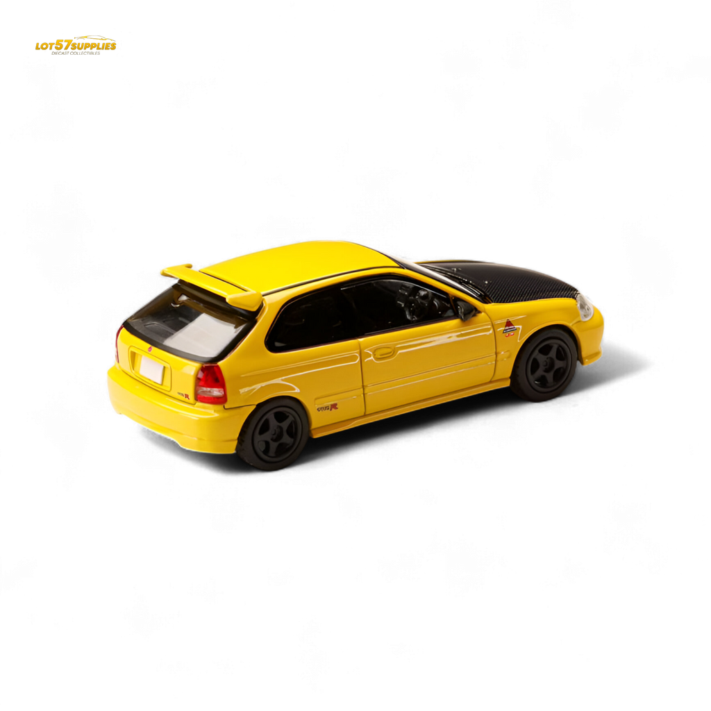 Hobby Japan Honda Civic EK9 Yellow 1:64