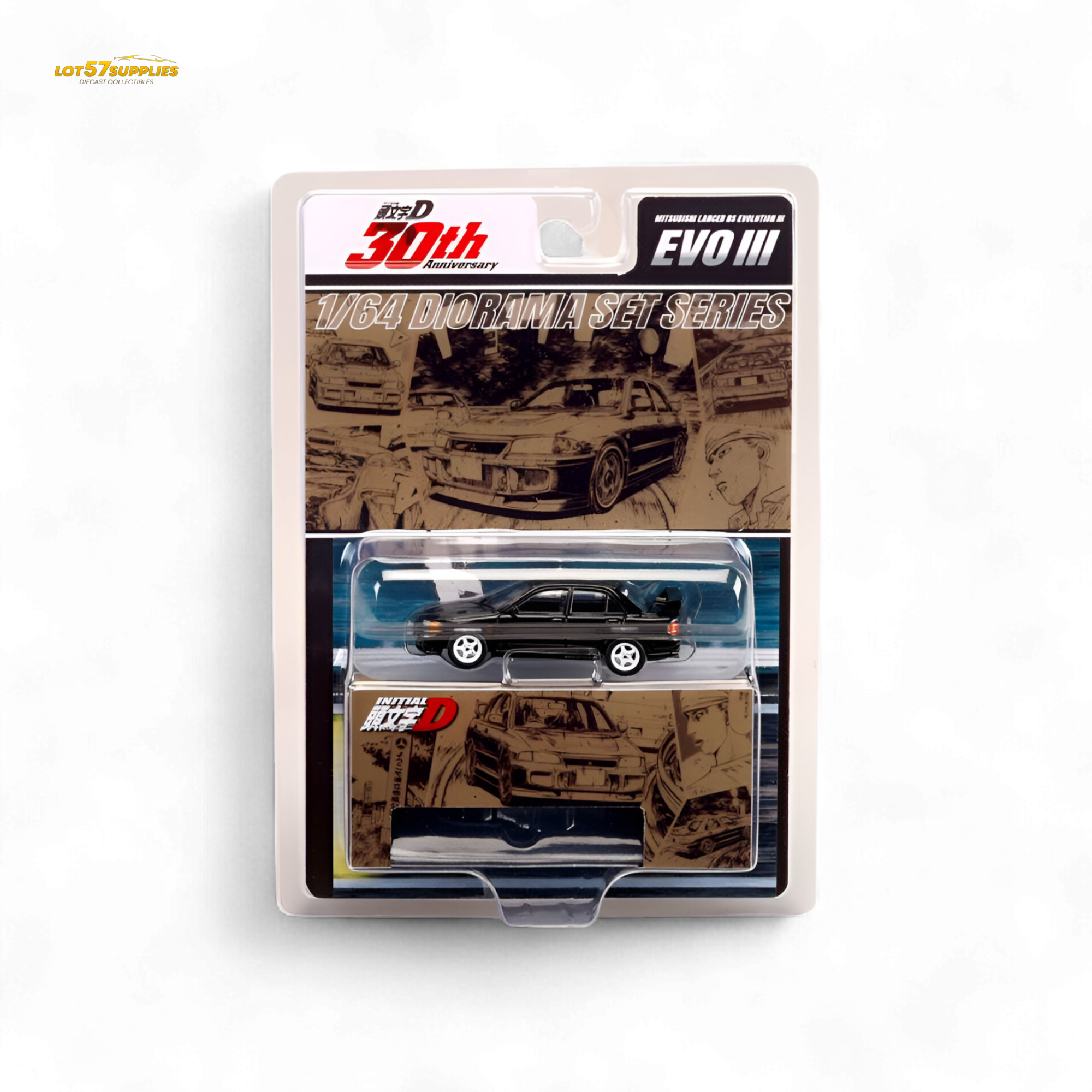 Hobby Japan Mitsubishi Lancer Evo III Black 1:64