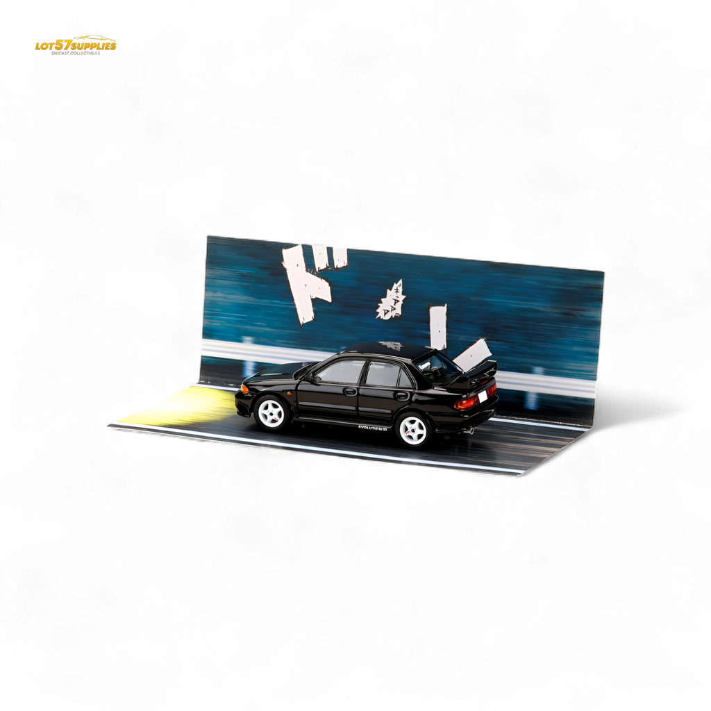 Hobby Japan Mitsubishi Lancer Evo III Black 1:64