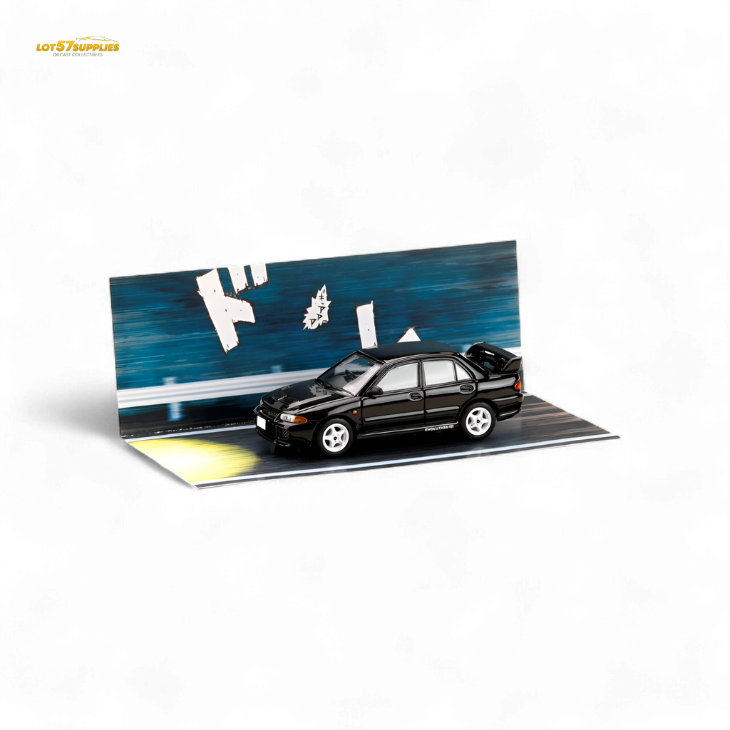 Hobby Japan Mitsubishi Lancer Evo III Black 1:64