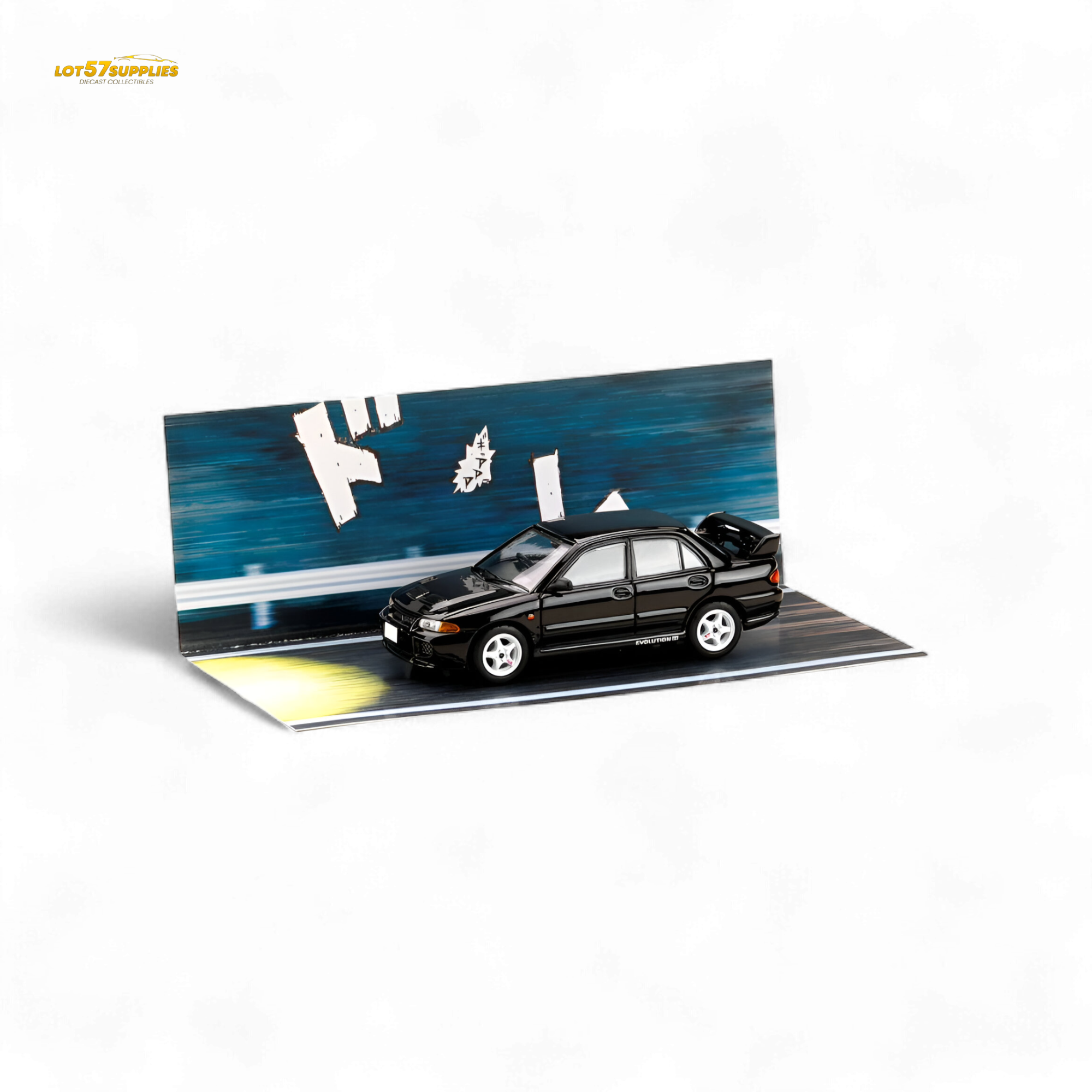 Hobby Japan Mitsubishi Lancer Evo III Black 1:64