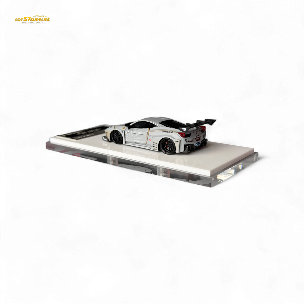 Flame LB458GT LB Wide-Body - Matte Grey 1:64