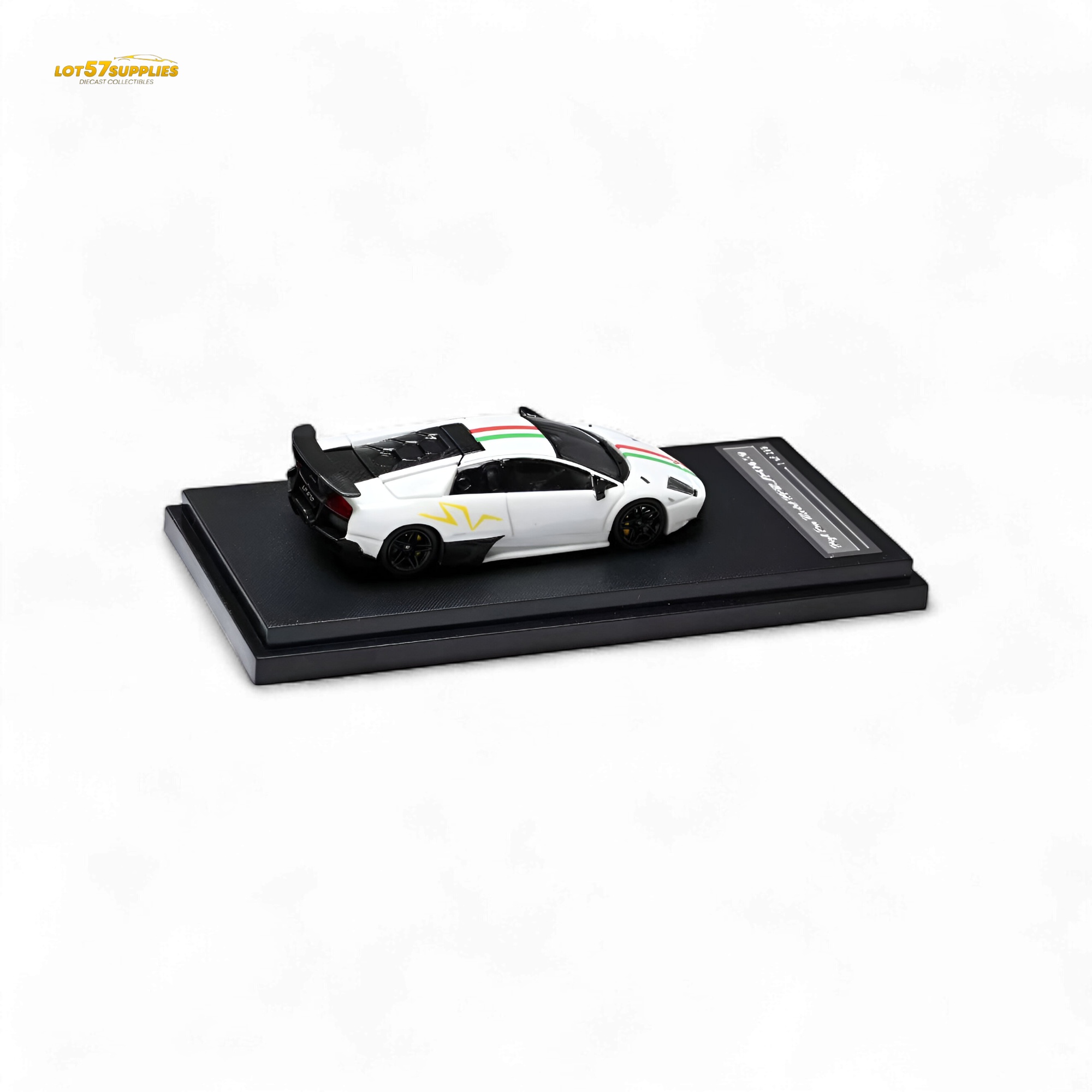 High Rev Model Lamborghini Murcielago LP670-4 SV White 1:64