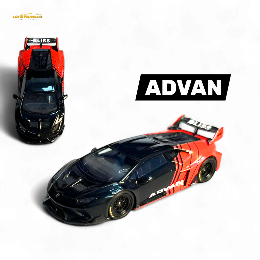 Flame Lamborghini Huracan GT LP610 ADVAN 1:64
