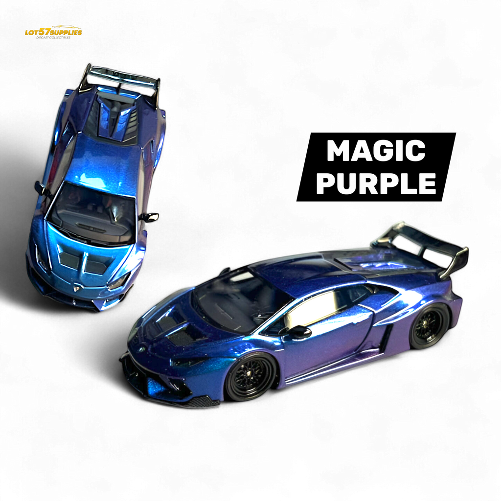 Flame Lamborghini Huracan GT LP610 Magic Purple 1:64
