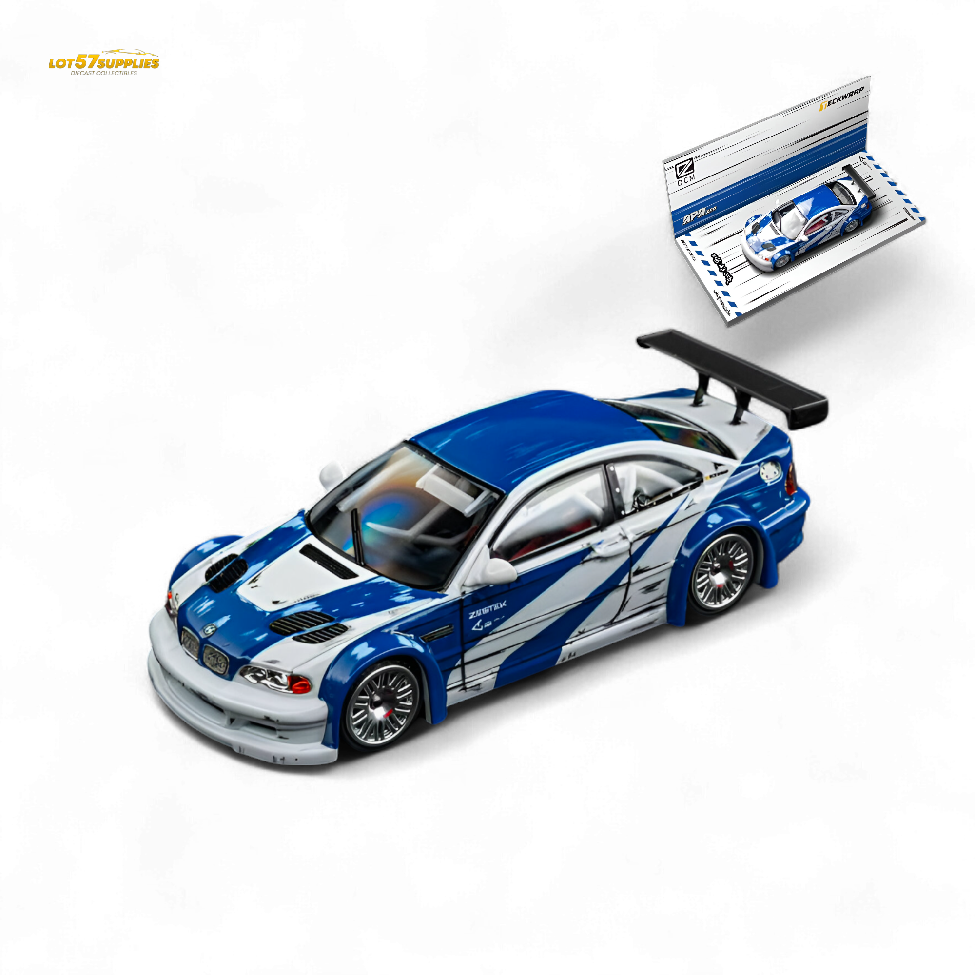 DCM BMW M3 GTR Need for Speed Comics 1:64