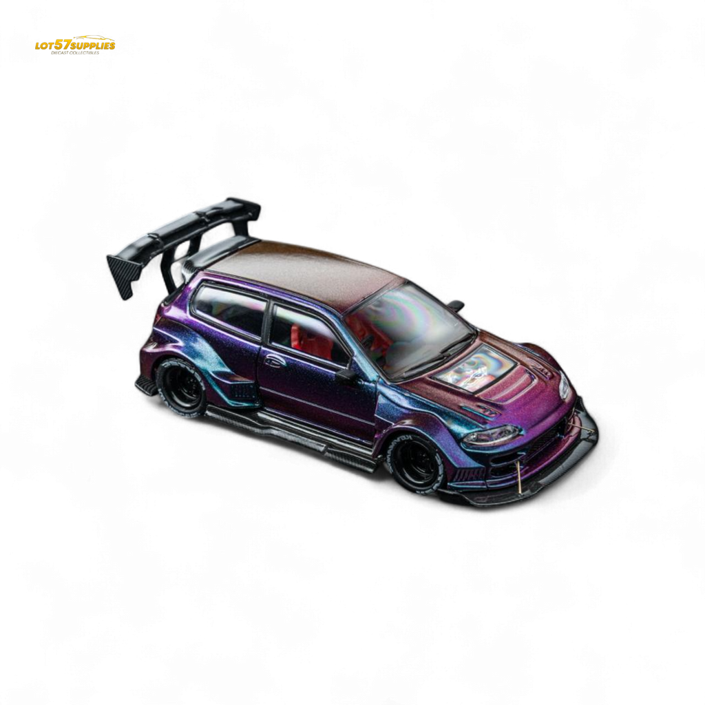 DCM Kevmannz 1996 EG6 Hatchback Chameleon Short Spoiler 1:64