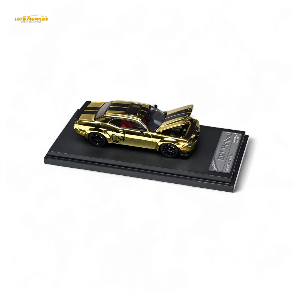 Stance Hunters Dodge Challenger SRT Hellcat Gold 1:64