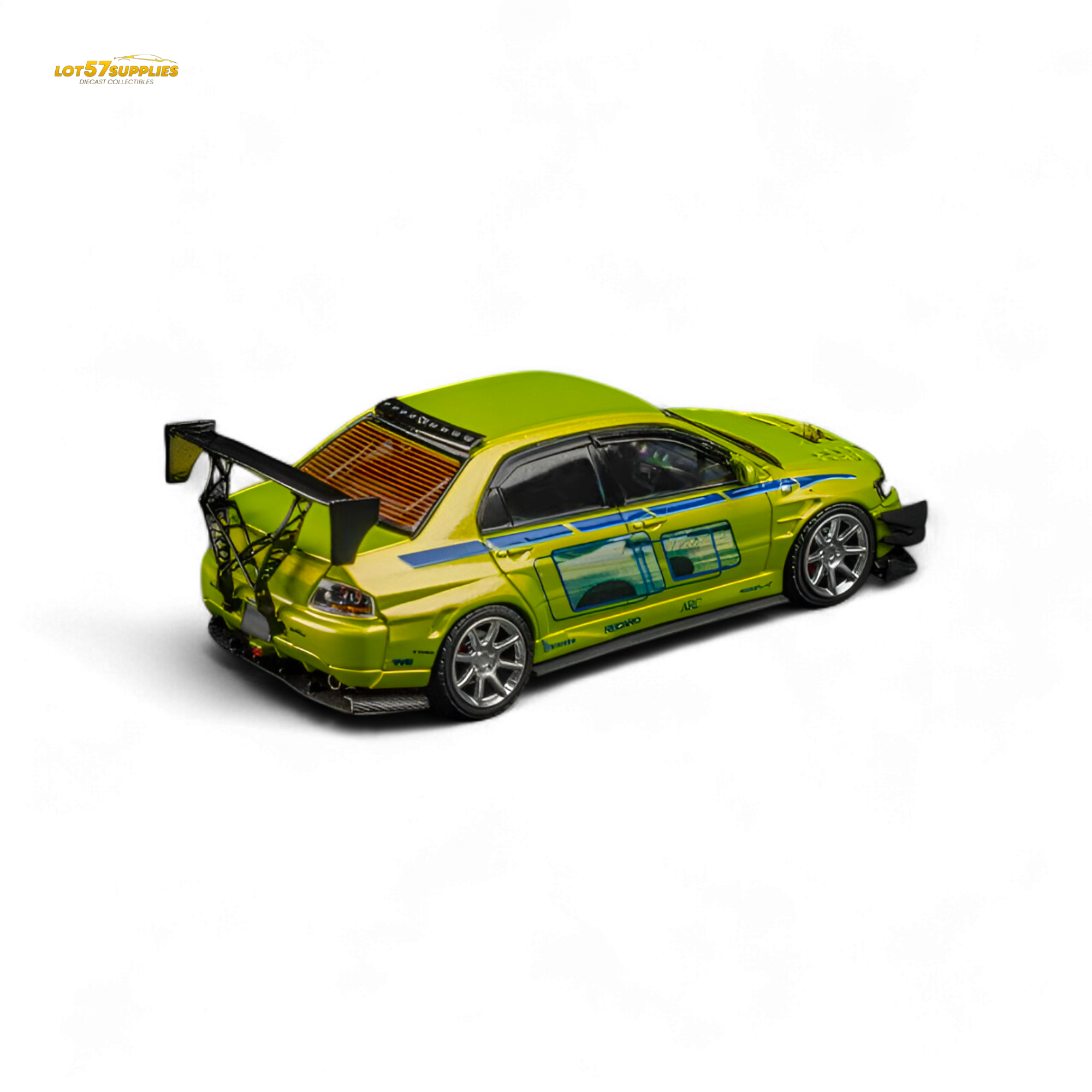 FindClassically Mitsubishi Lancer Evo 9 FNF Bryan Livery Green 1:64