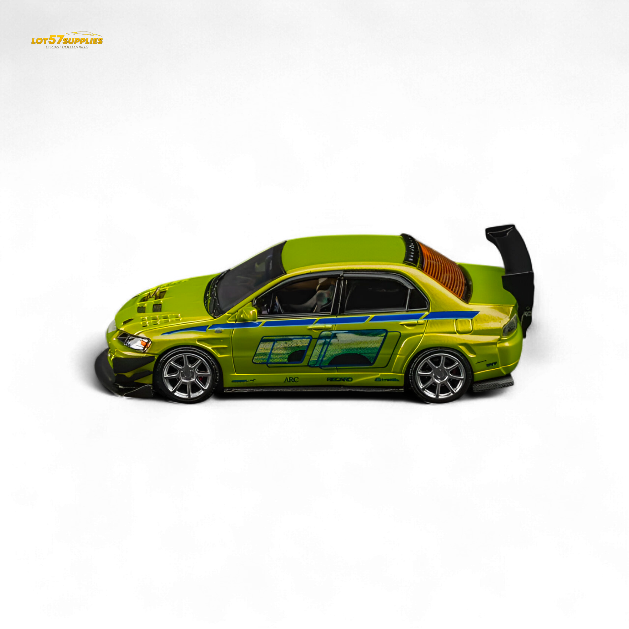 FindClassically Mitsubishi Lancer Evo 9 FNF Bryan Livery Green 1:64