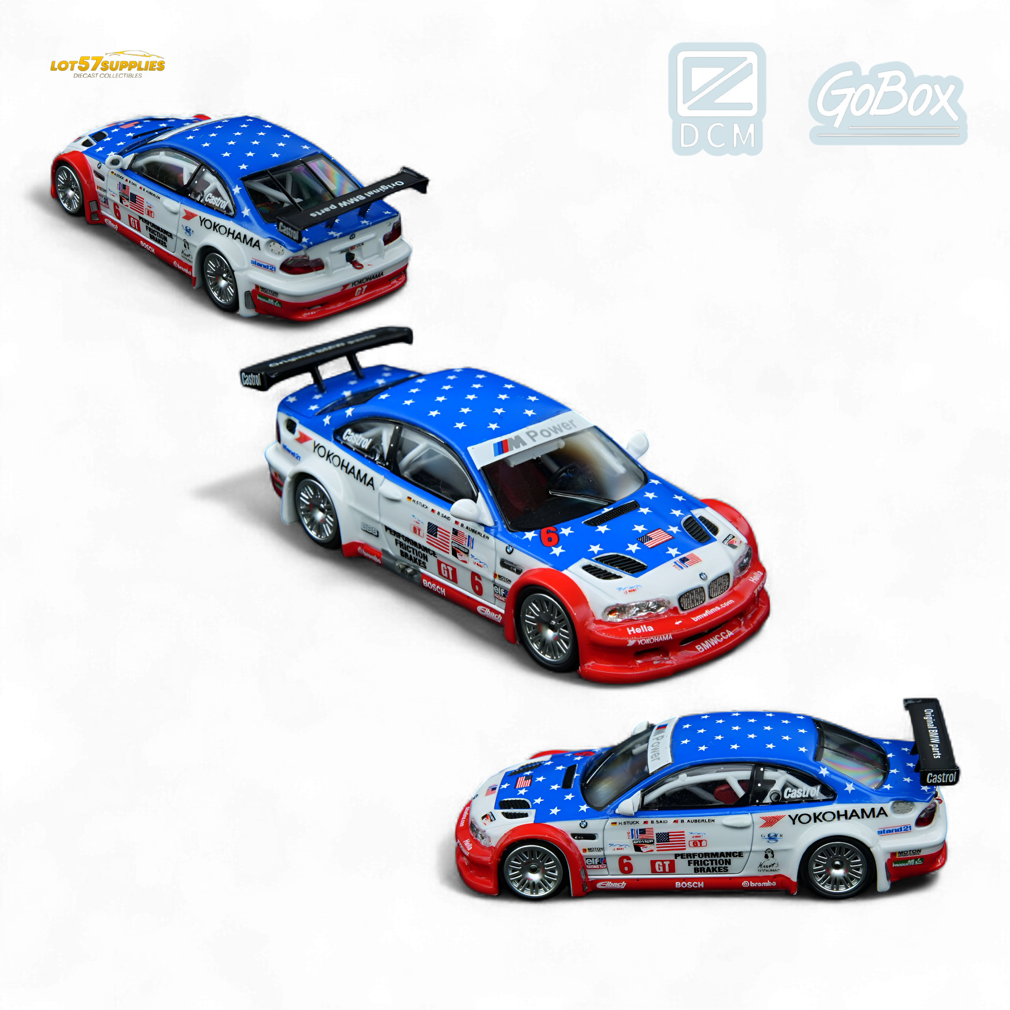 DCM BMW M3 GTR E46 Yokohama 6 1:64