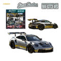 (Pre-Order) Stance Hunters Porsche 911 GT3 RS 992 Polar Silver 1:64