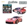 (Pre-Order) Stance Hunters Porsche 911 GT3 RS (992) Pink Sakura 1:64