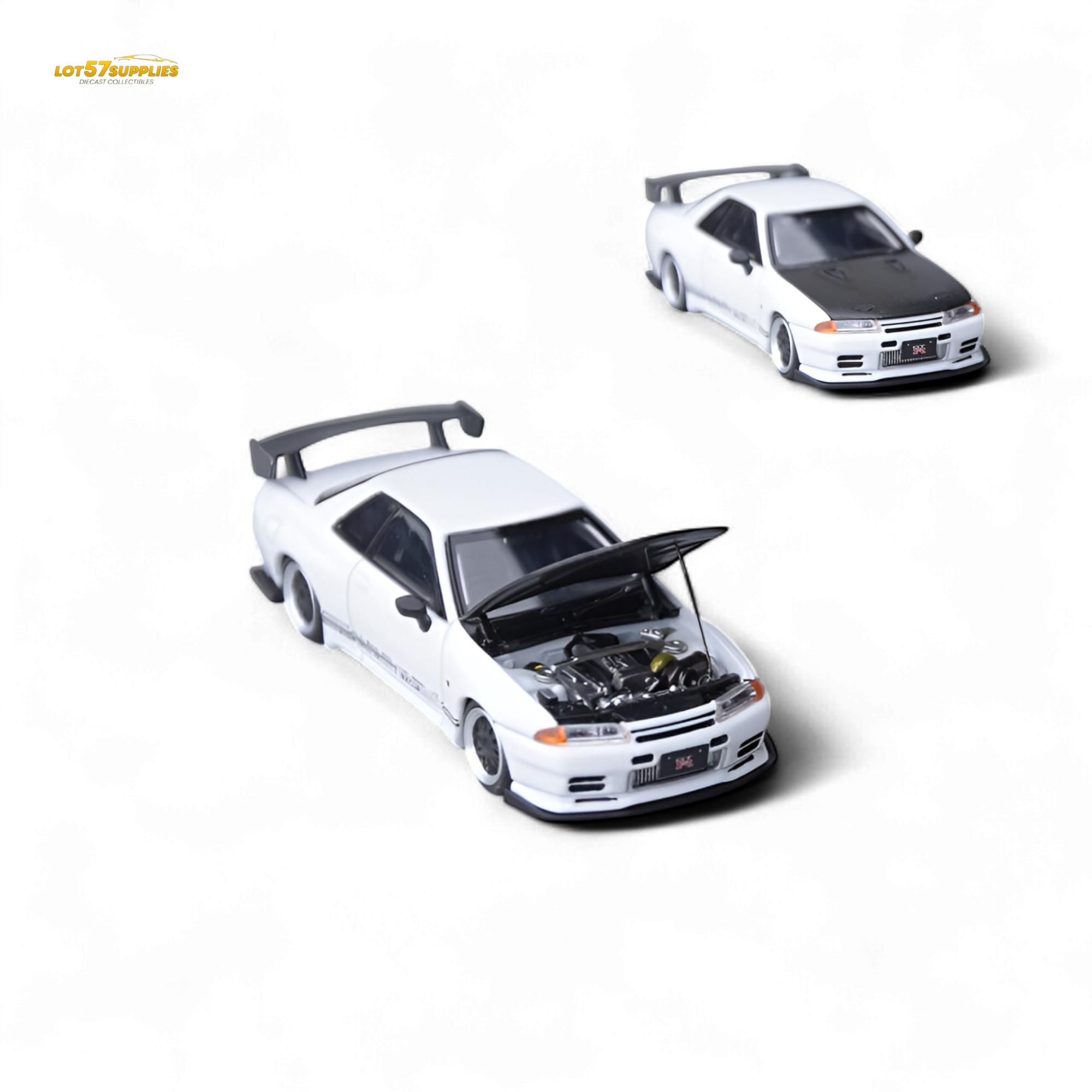 Focal Horizon Skyline GT-R R32 Top Secret Modified VR32 White 1:64