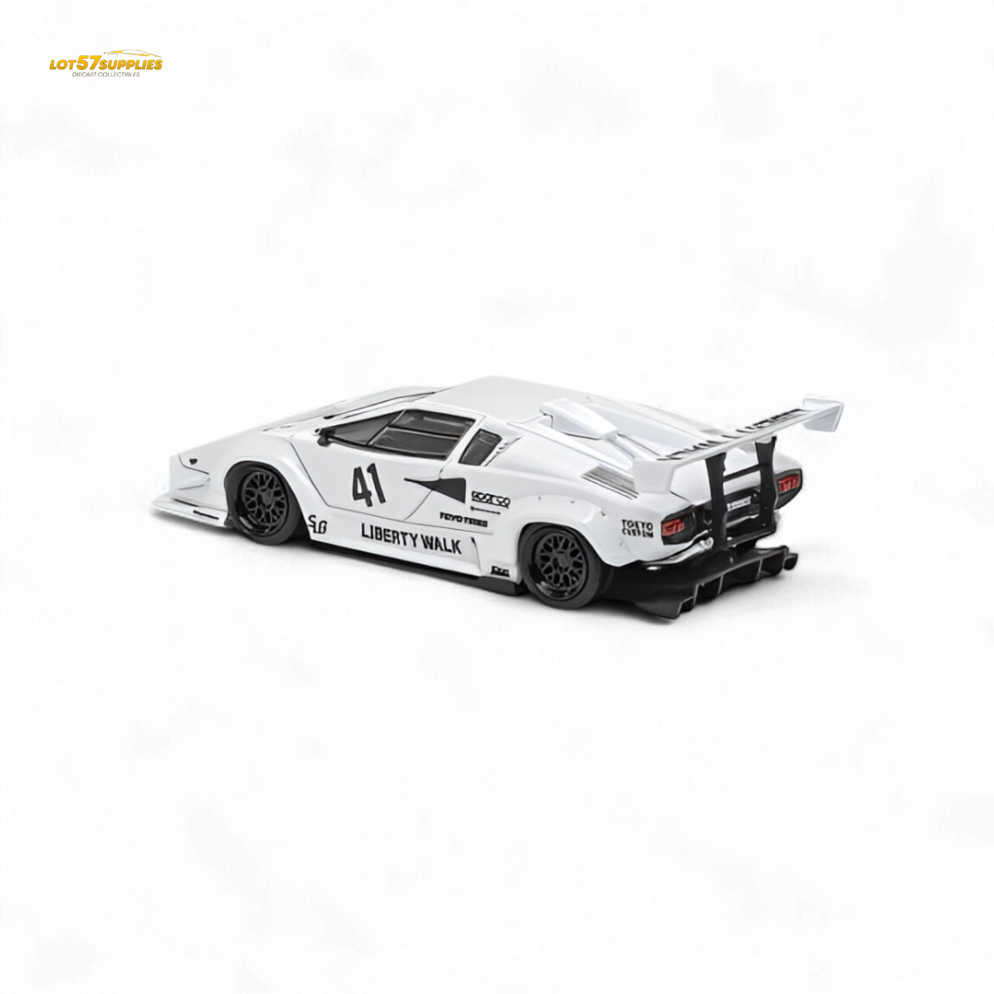 Vision64 Lamborghini Countach Luxury Version White 1:64