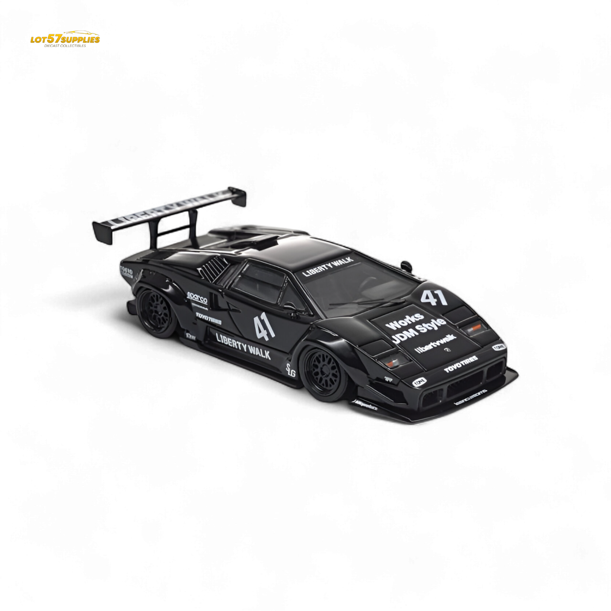Vision64 Lamborghini Countach Luxury Version Black 1:64