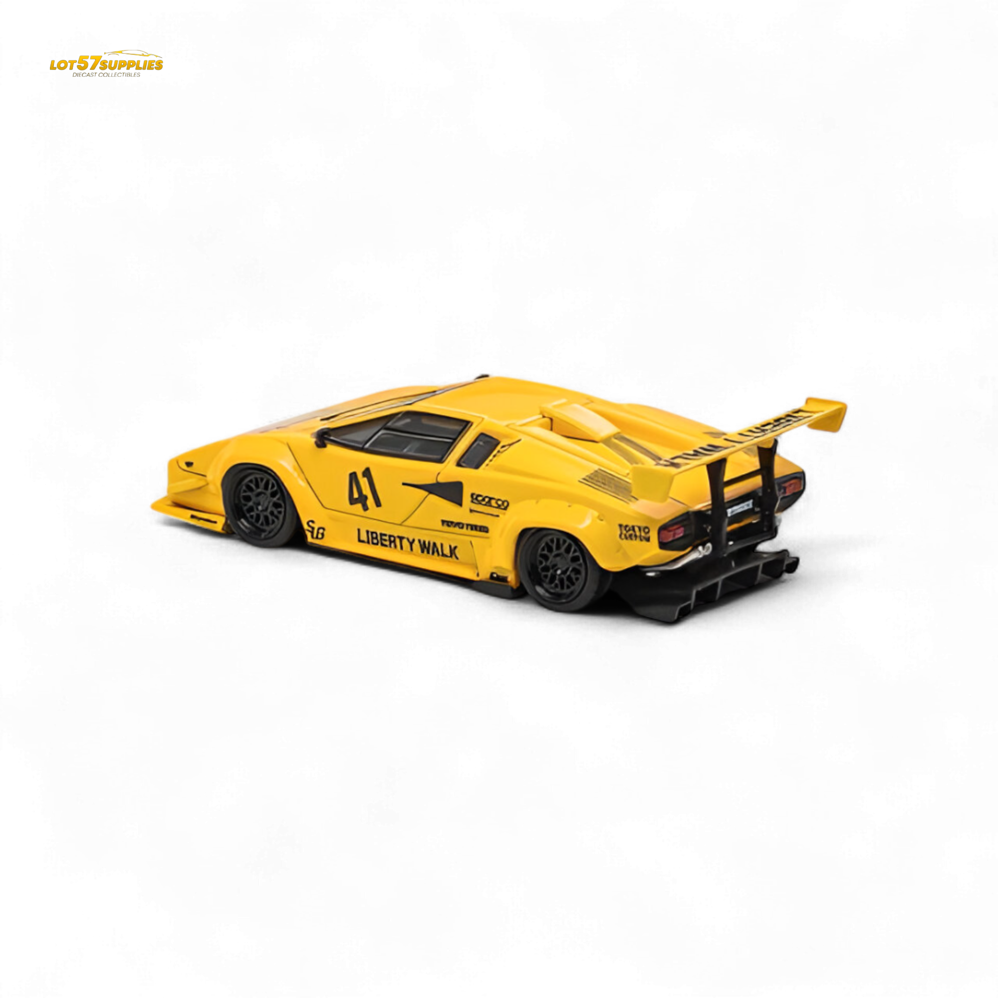 Vision64 LB Lamborghini Countach Luxury Version - Yellow 1:64