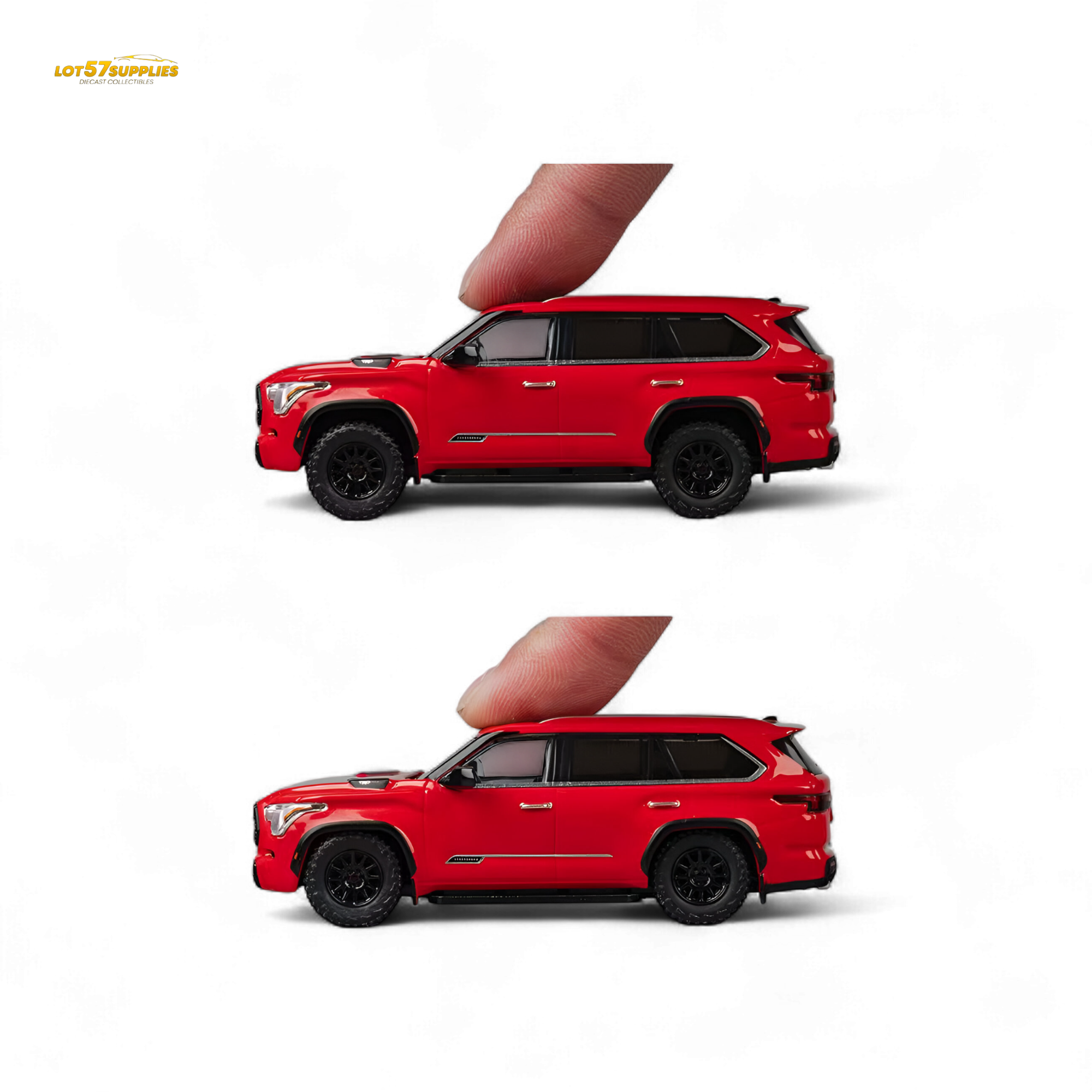 CM Model Toyota Sequoia Red 1:64