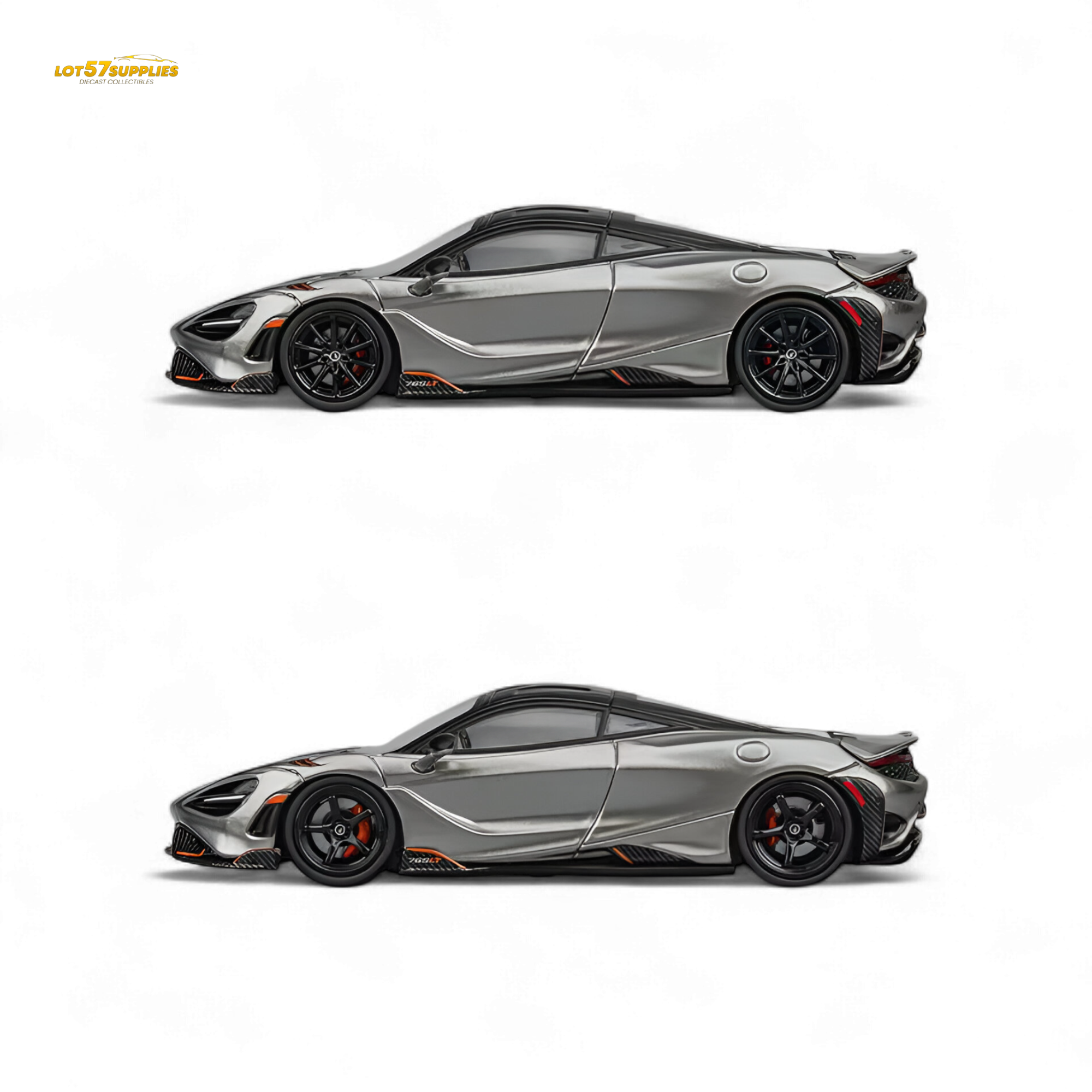 CM Model McLaren 765LT Silver Gray 1:64