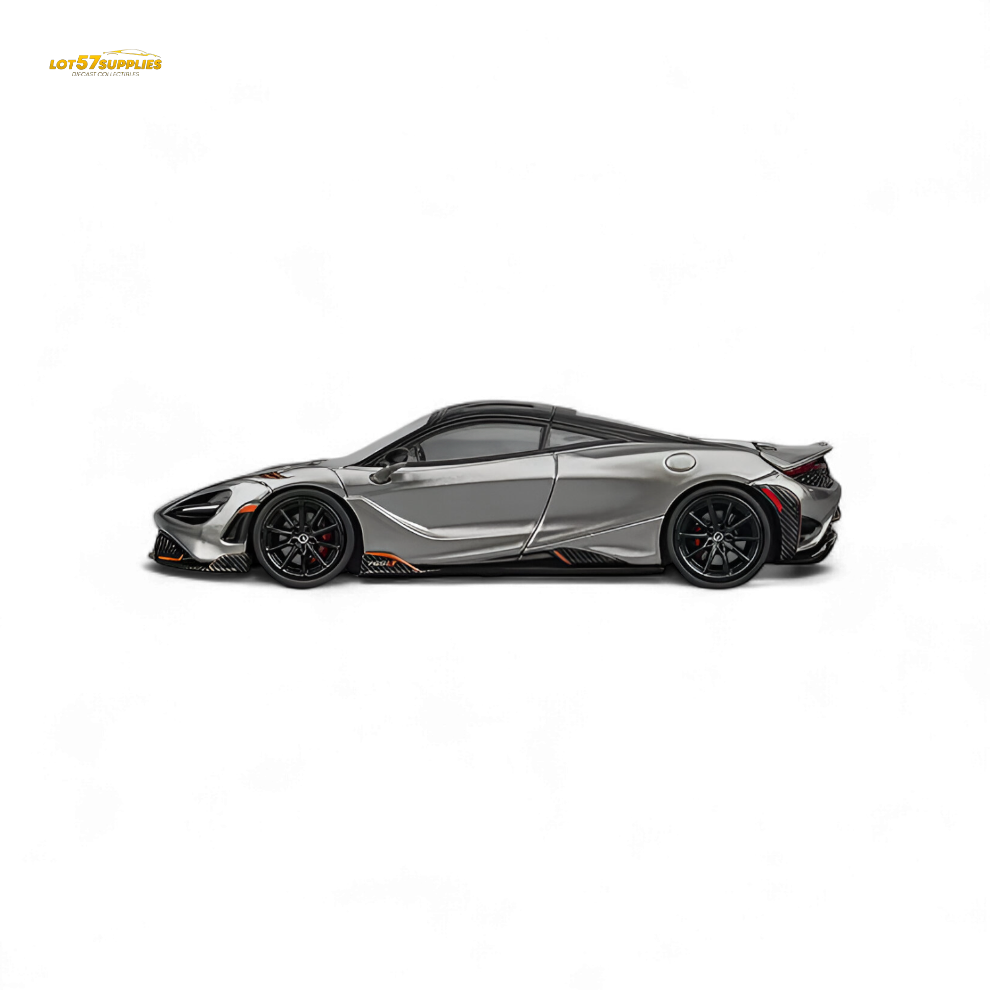 CM Model McLaren 765LT Silver Gray 1:64