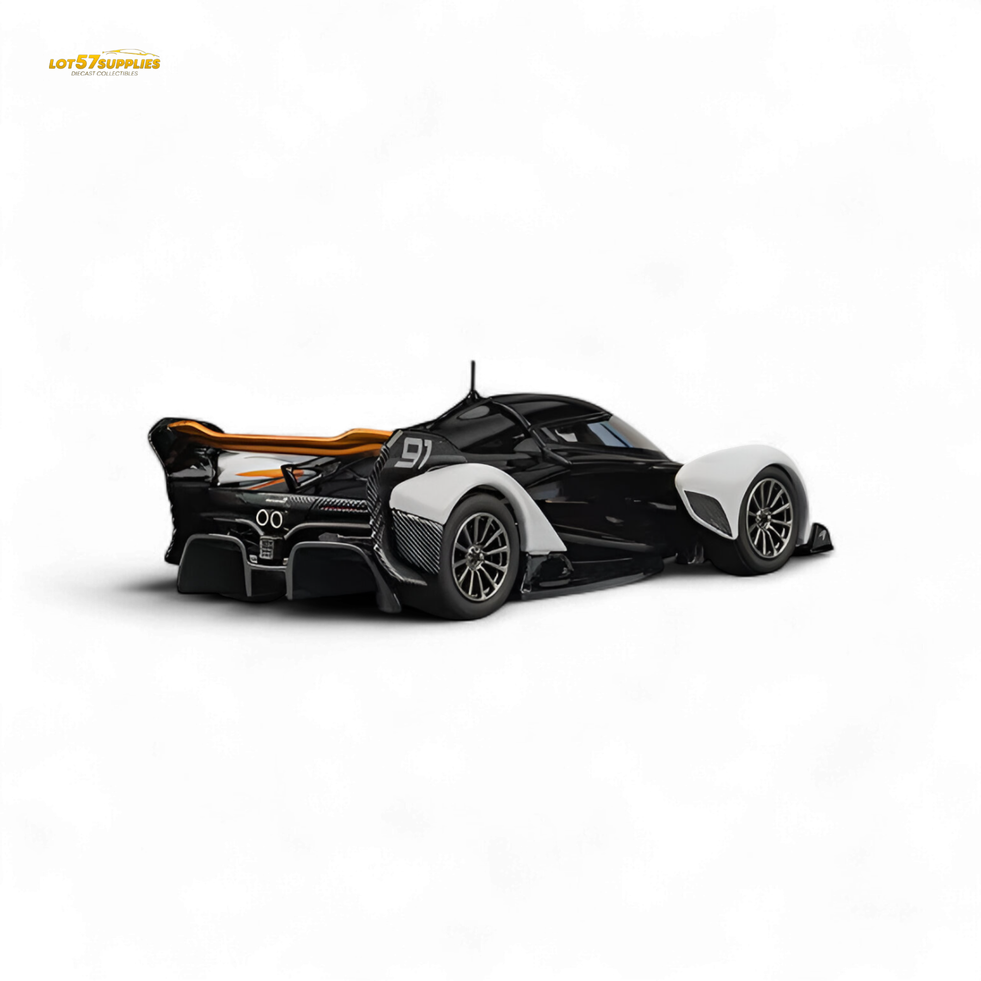 CM Model McLaren Solus GT Black White 1:64