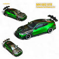 SW BMW M4 GTR Widebody Kit Gem Green 1:64