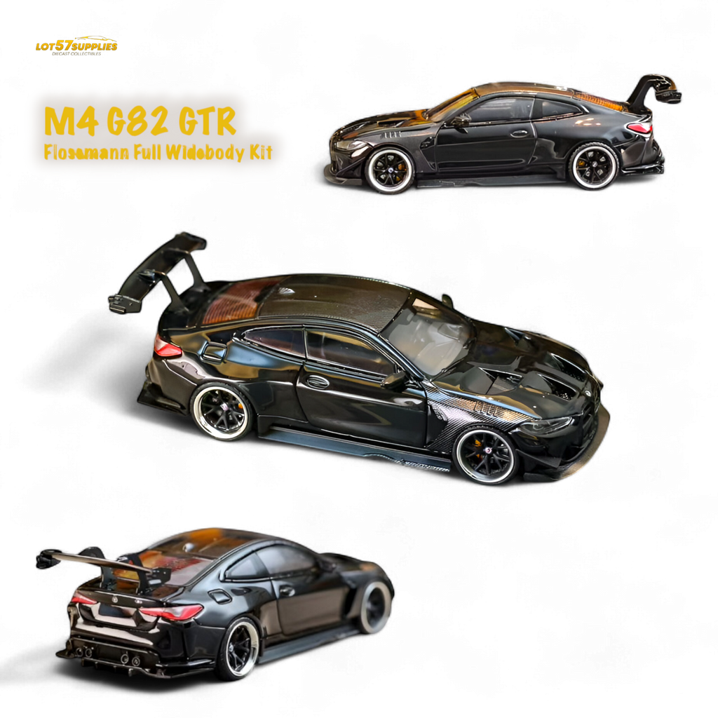 SW BMW M4 G82 Widebody Kit Bright Black 1:64