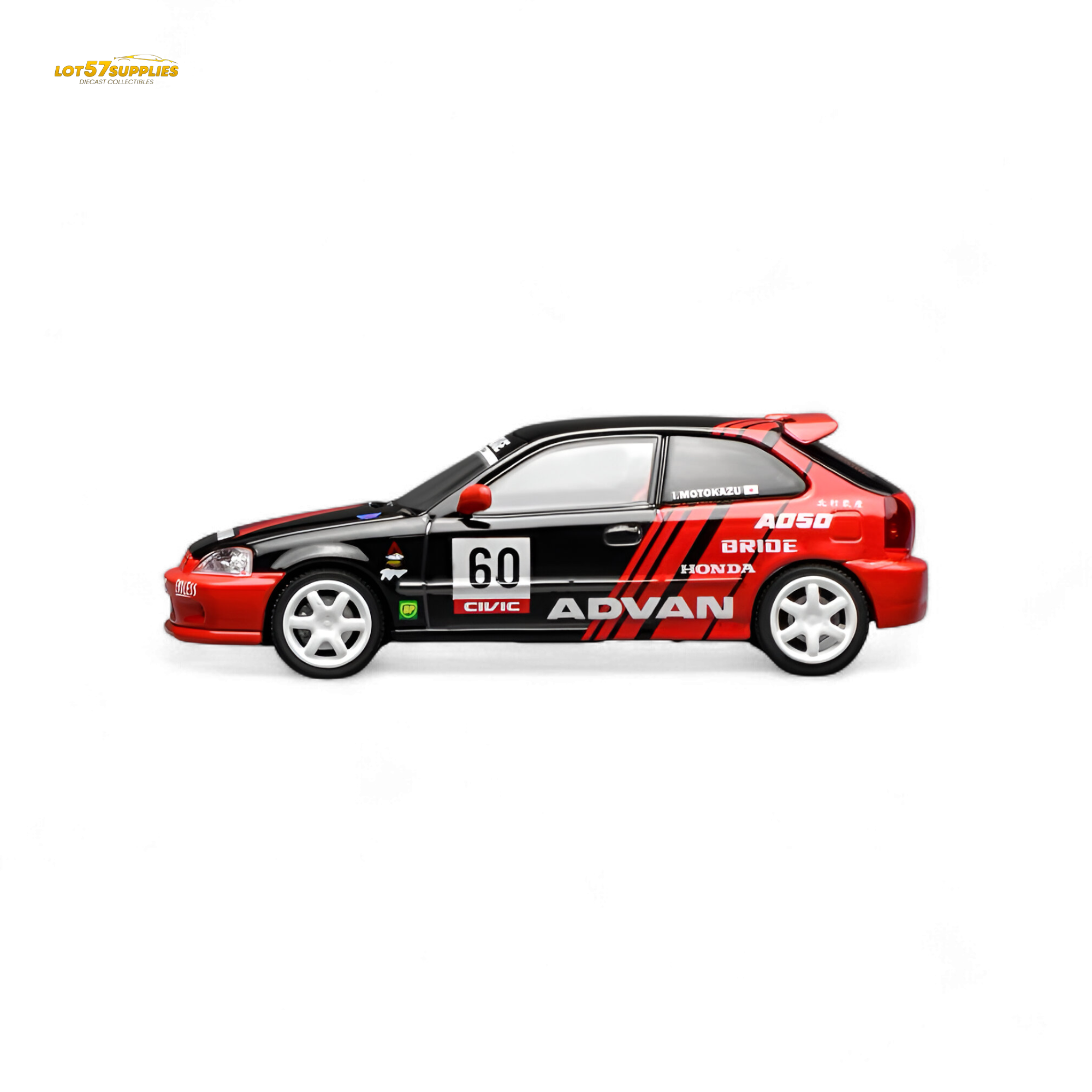 MOTORHELIX Honda Civic Type R EK9 Advan Livery 1:64
