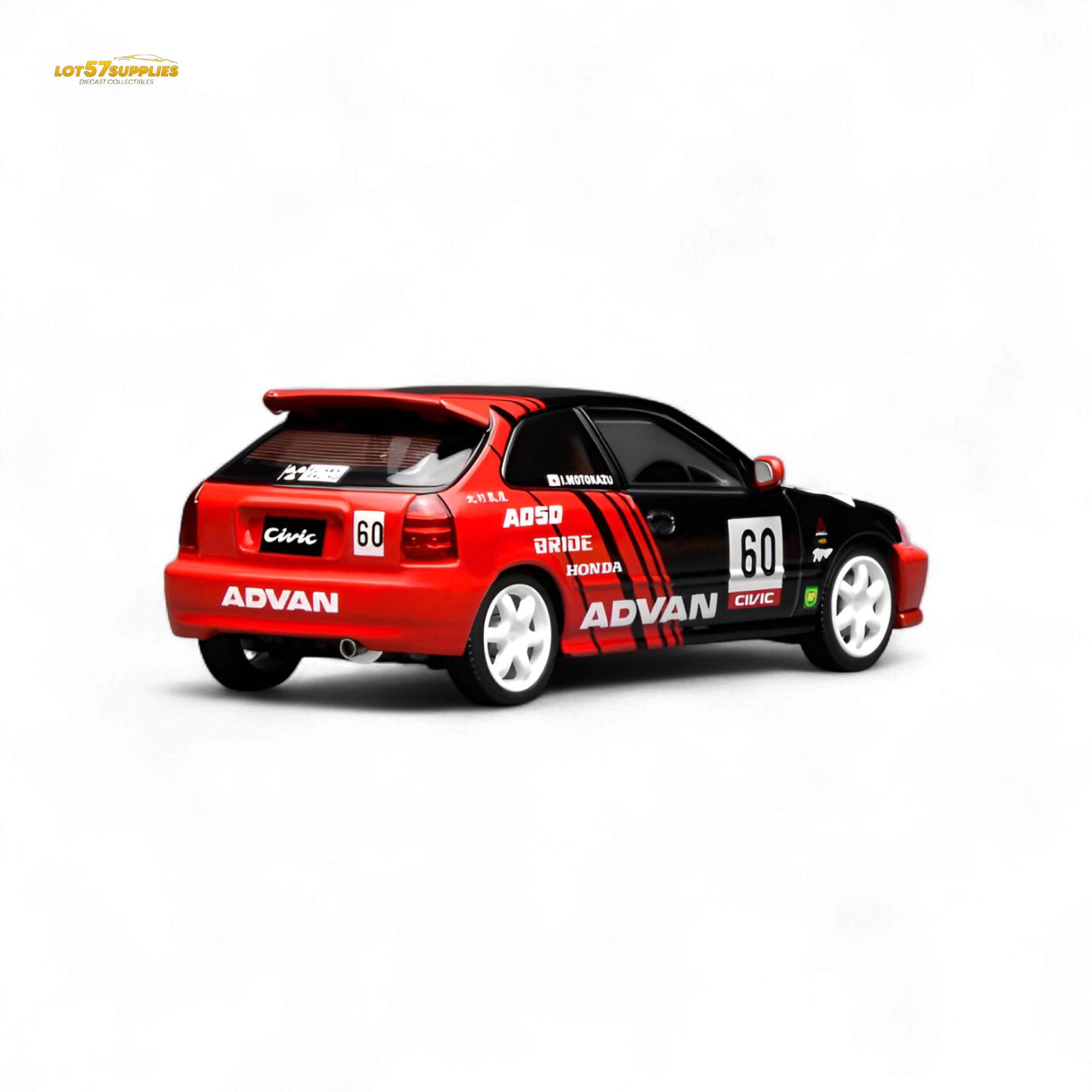 MOTORHELIX Honda Civic Type R EK9 Advan Livery 1:64