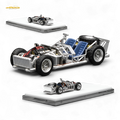MOTORHELIX Spaceframe w/ Engine - Birdcage 1:64